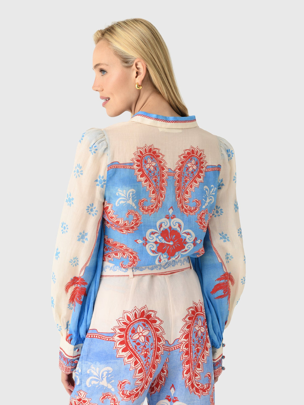 Kate Ford Women's Clivia Collar Blouse