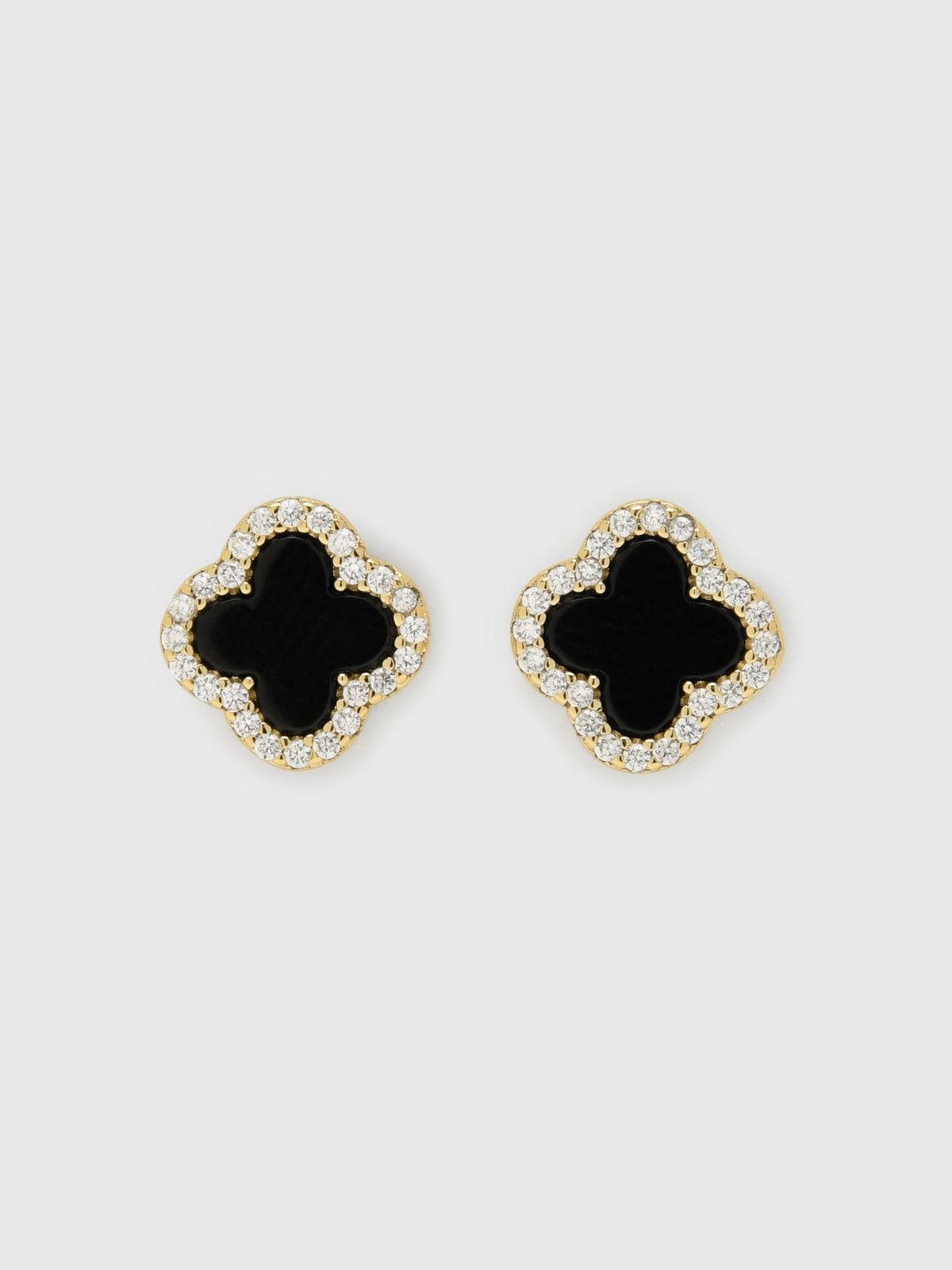 Electric Picks Black Icon Stud Earrings