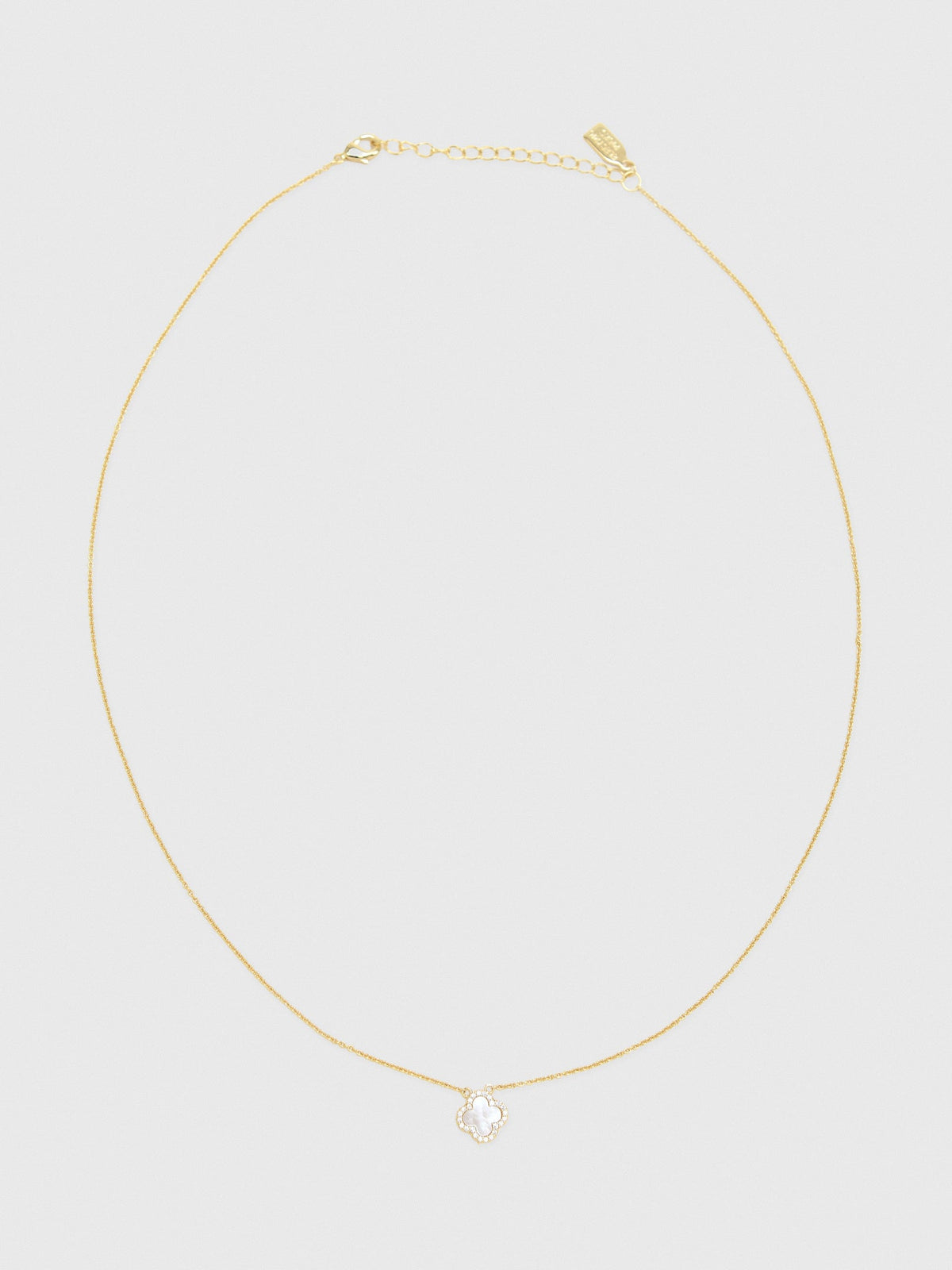 Electric Picks Mini White Icon Necklace
