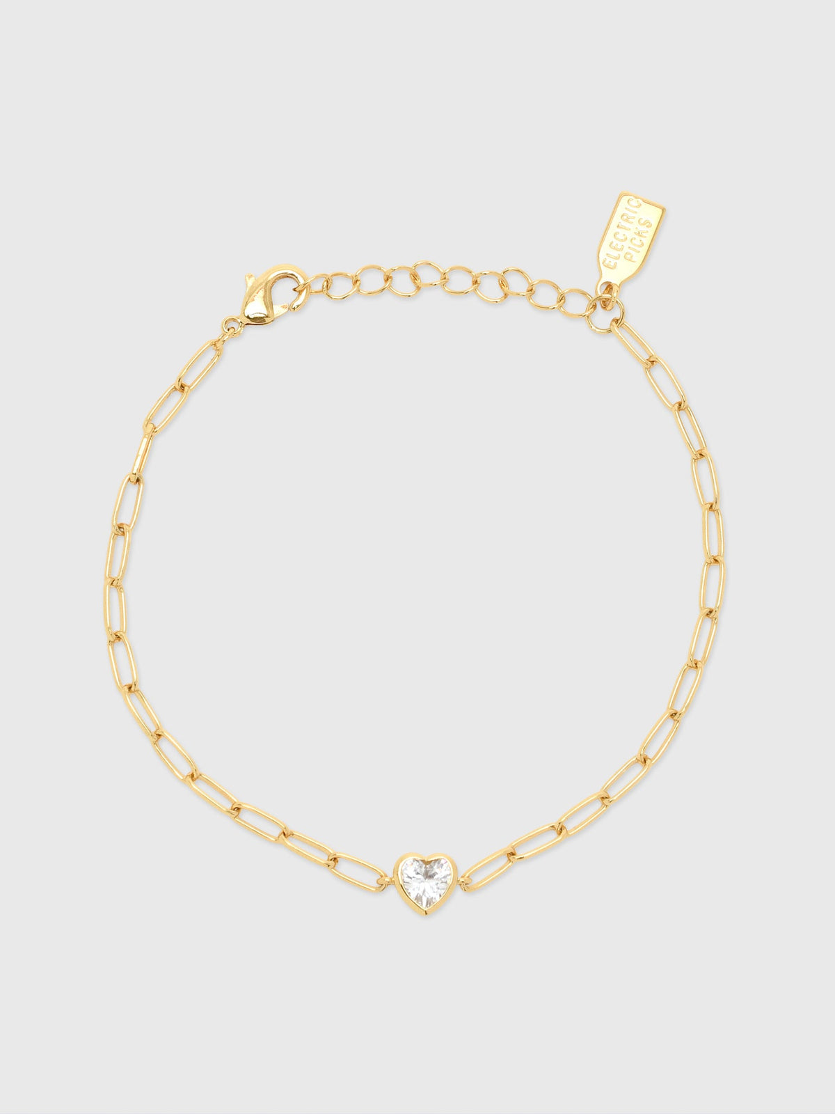 Electric Picks Heart Bracelet