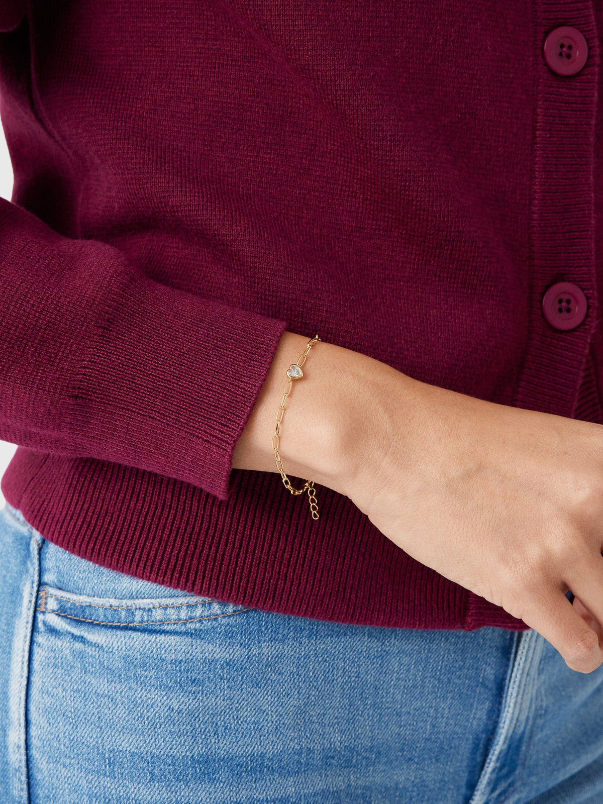Electric Picks Heart Bracelet