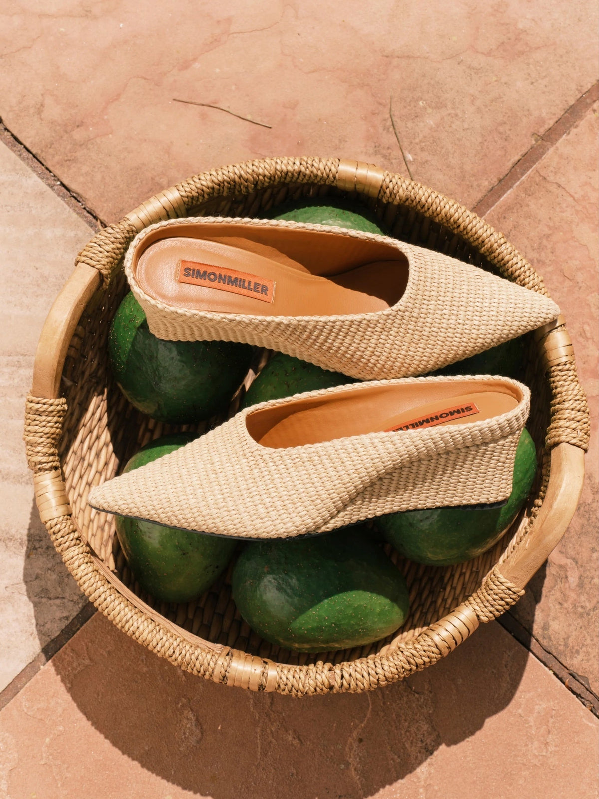 Simon Miller Women's Raffia Gala Wedge