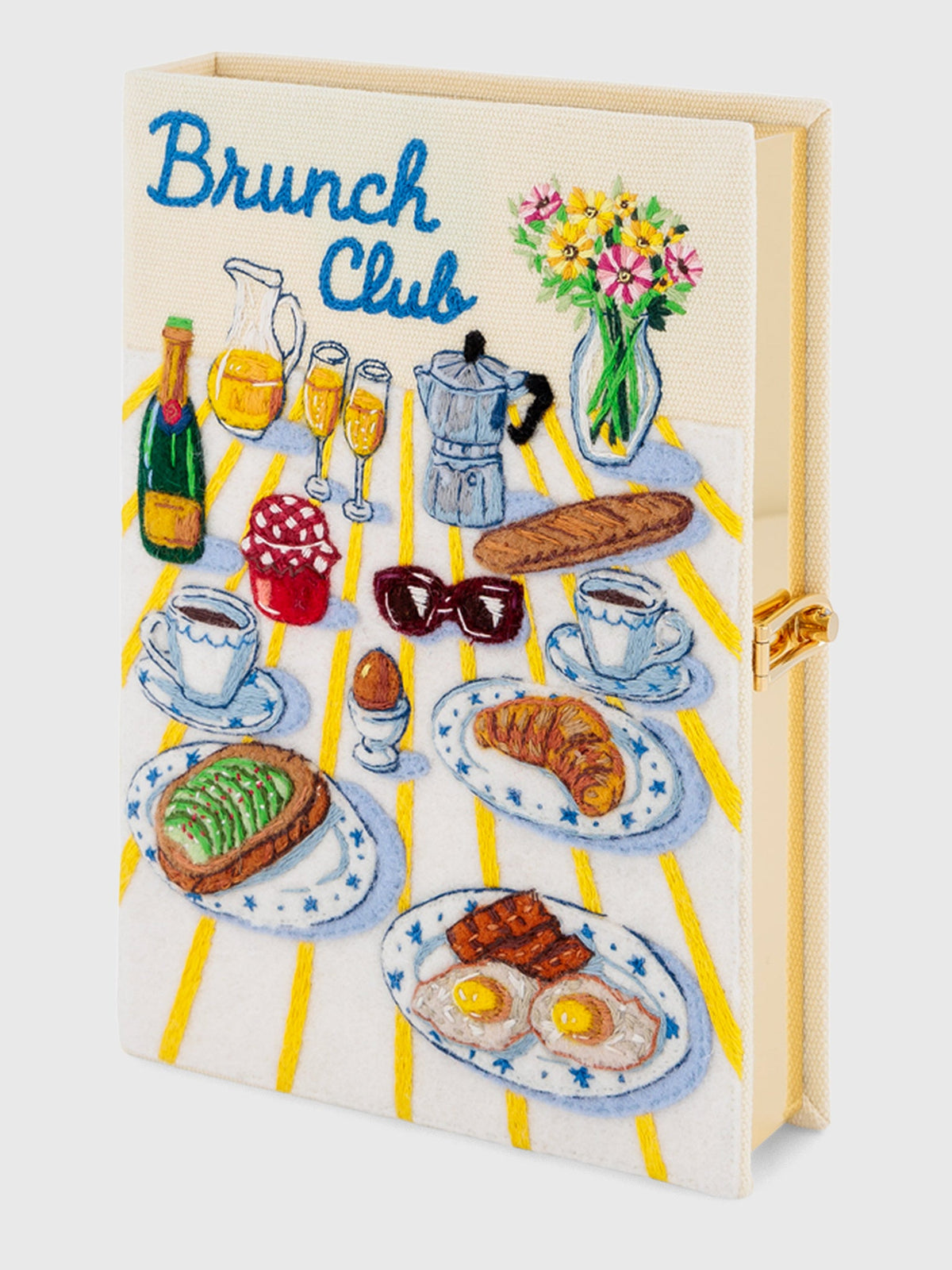 Olympia Le-Tan Brunch Club Book Clutch