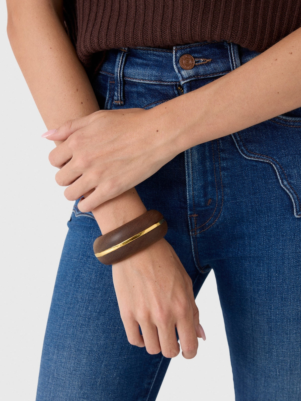 Lizzie Fortunato Halo Cuff Bracelet