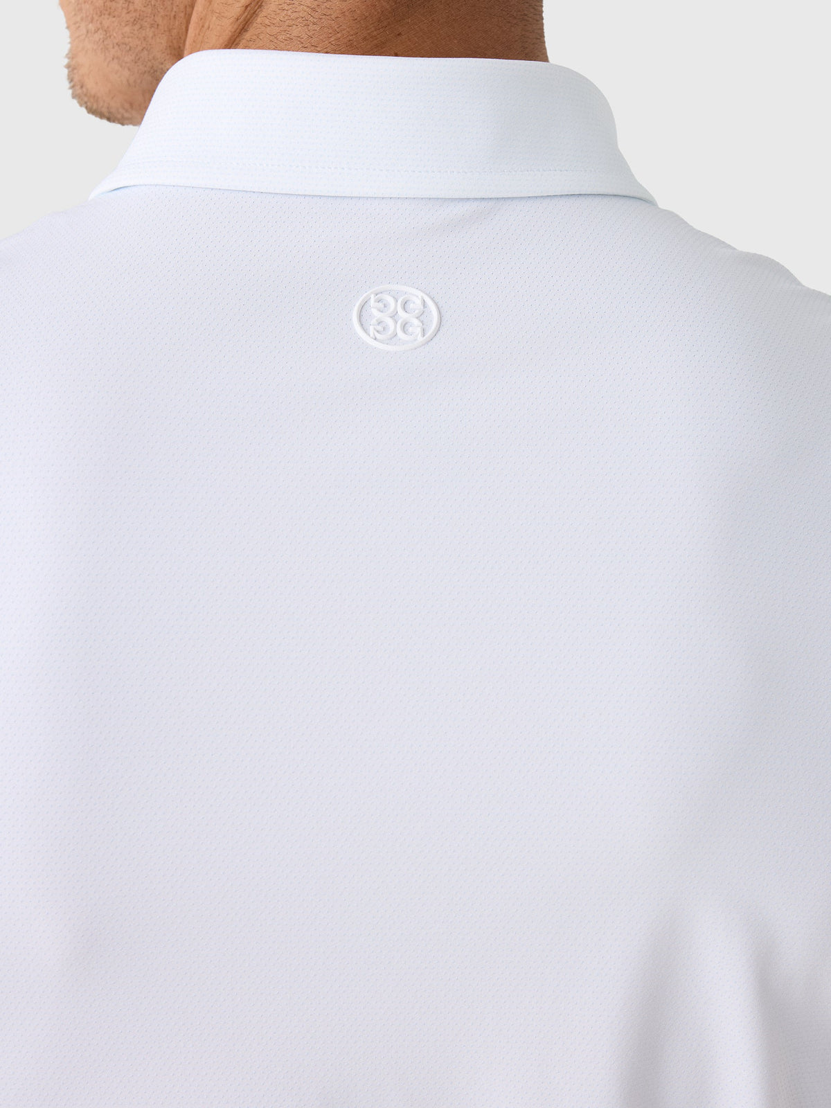 G/FORE Men's Fine Stretch Jacquard Polo