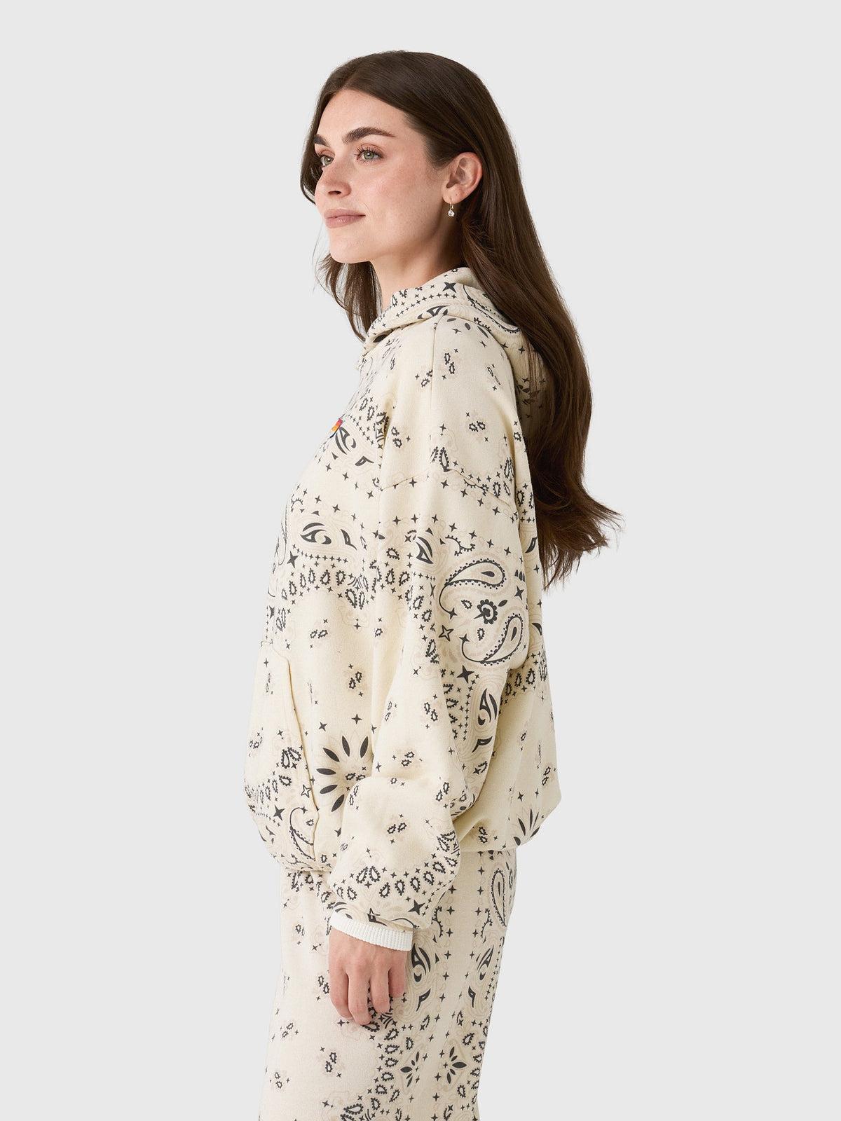 Aviator Nation Women's Bandana Relaxed Pullover Hoodie