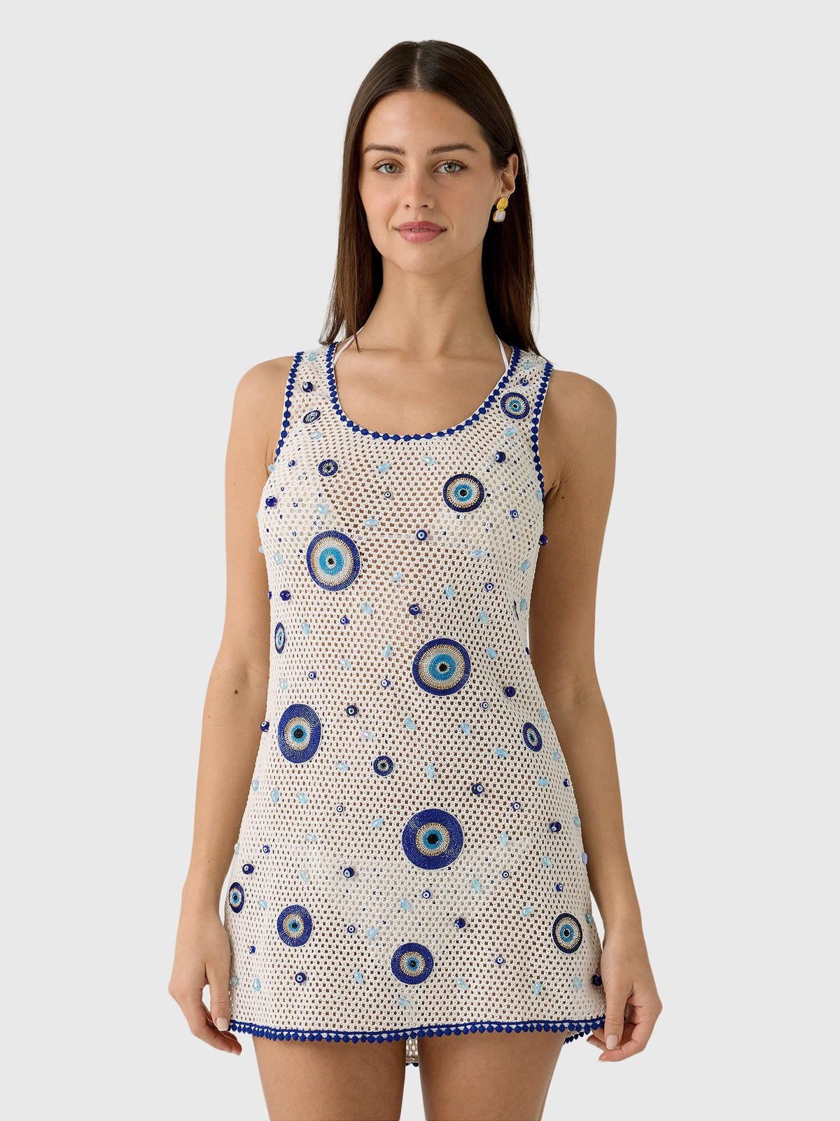 Leslie Amon Women's Treasure Evil Eye Mini Dress