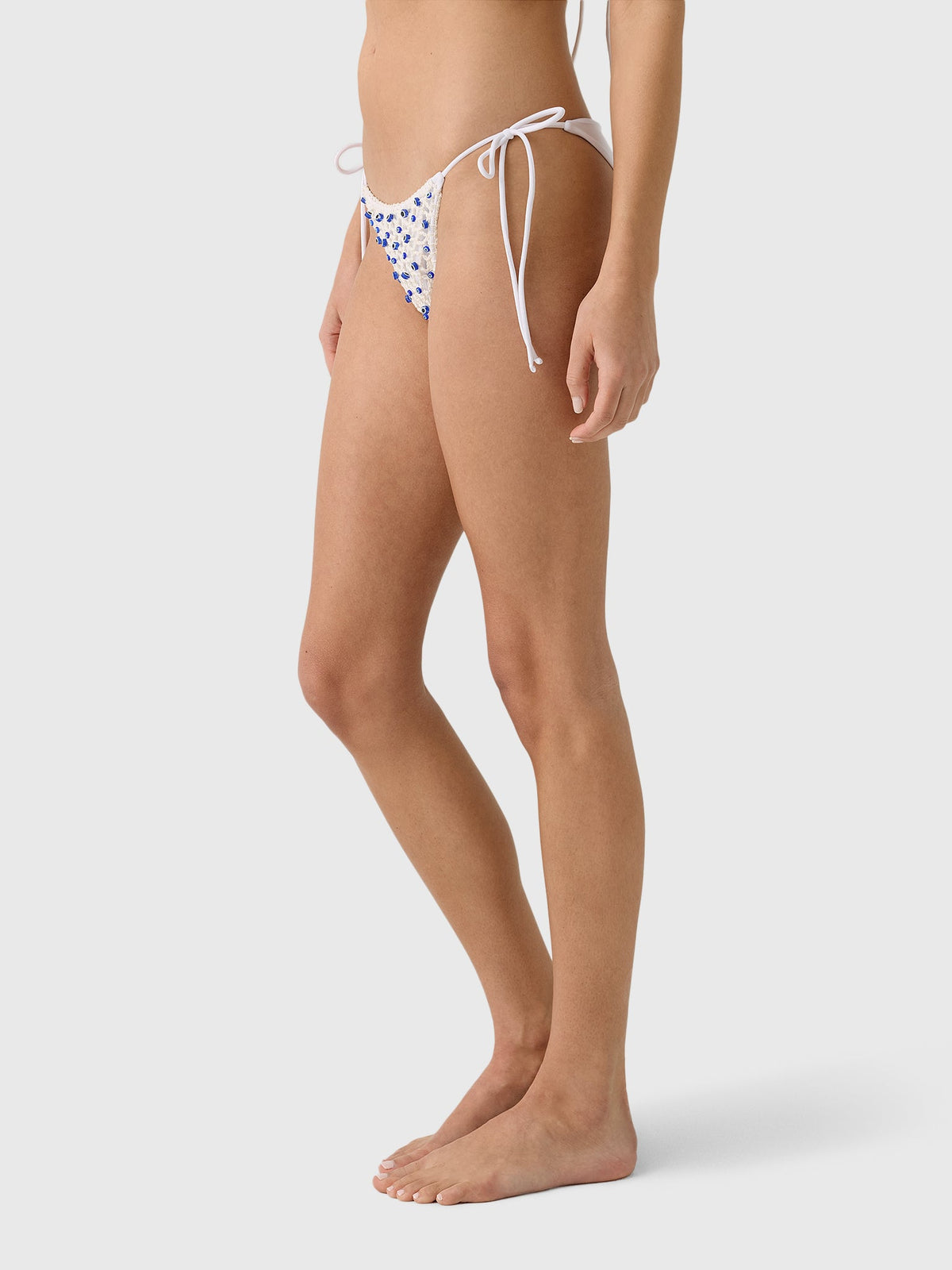 Leslie Amon Women's Micro Evil Eye Bikini Bottom