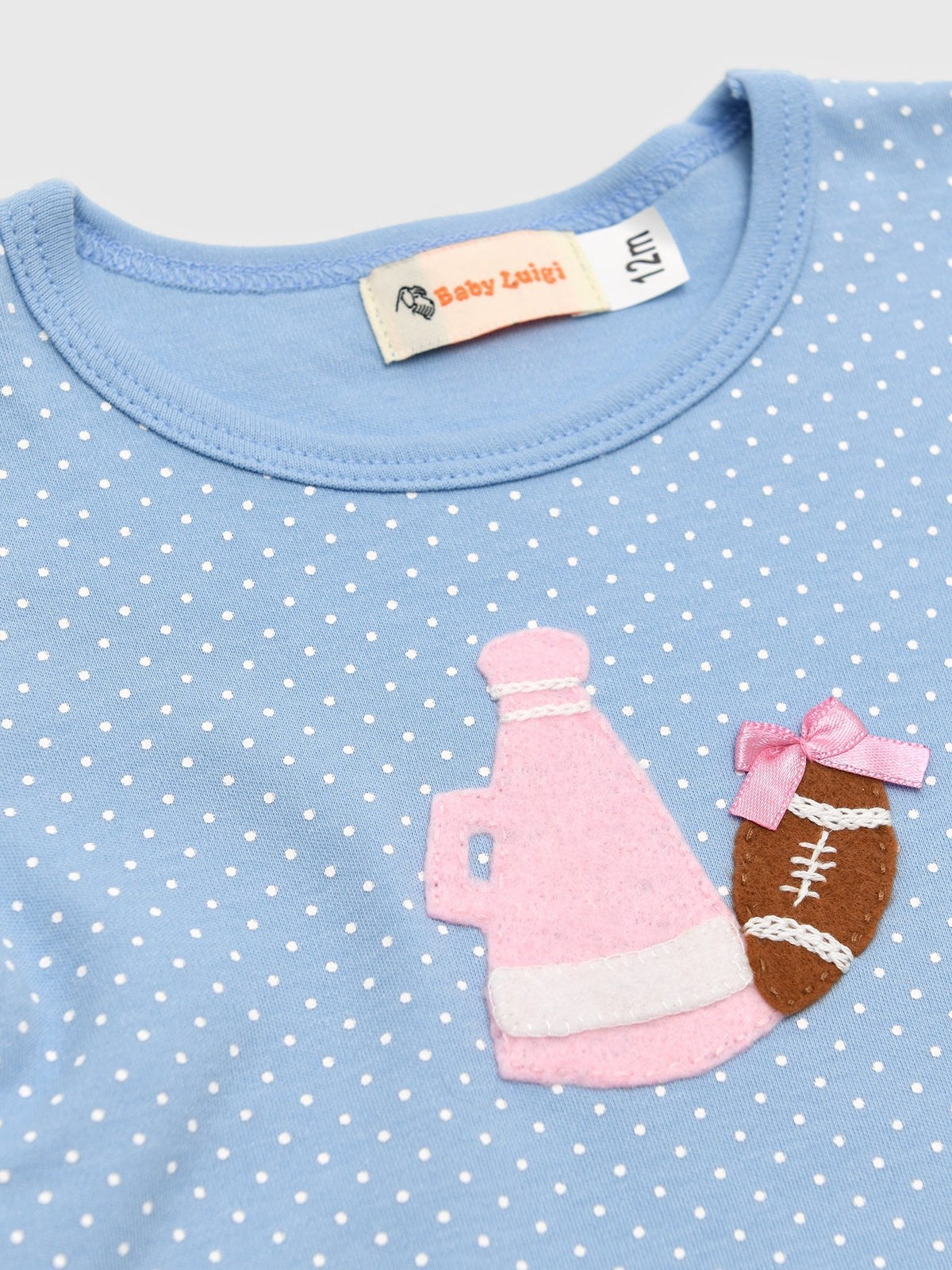 Luigi Girls' Football Tee