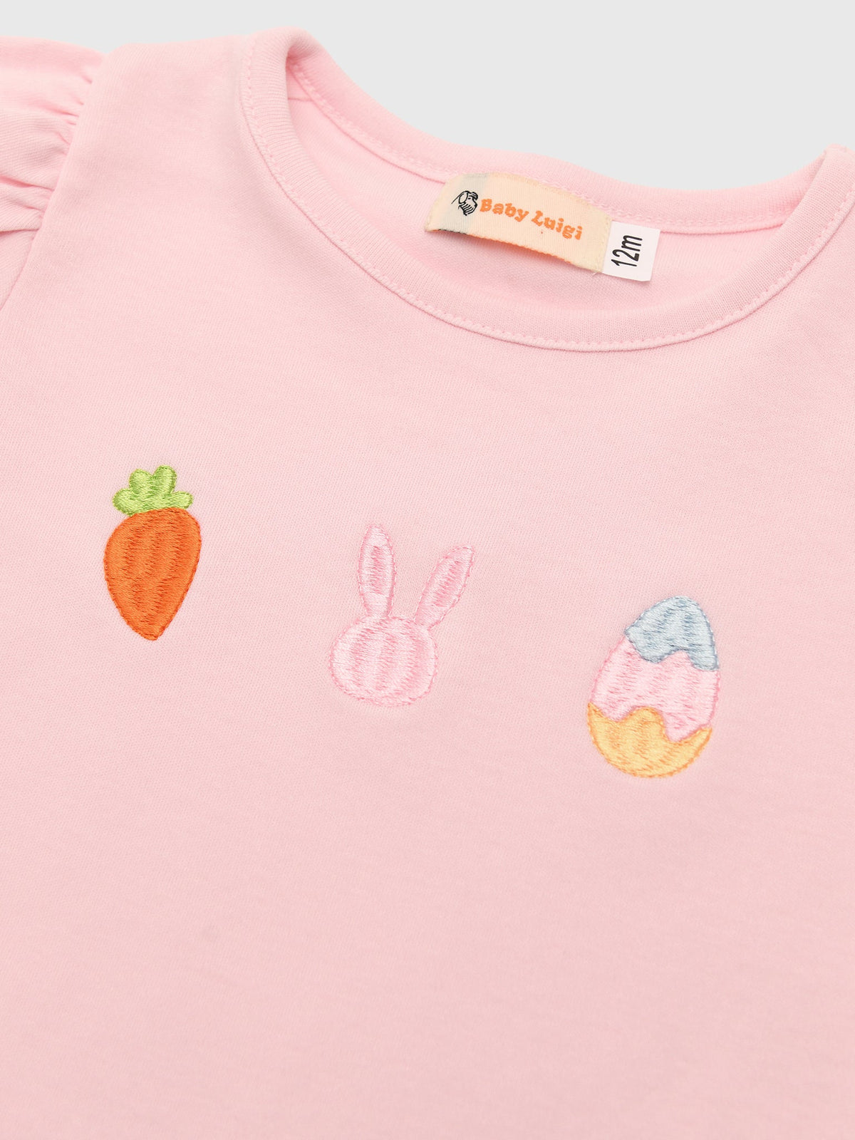 Luigi Girls' Puff Sleeve Icon Tee