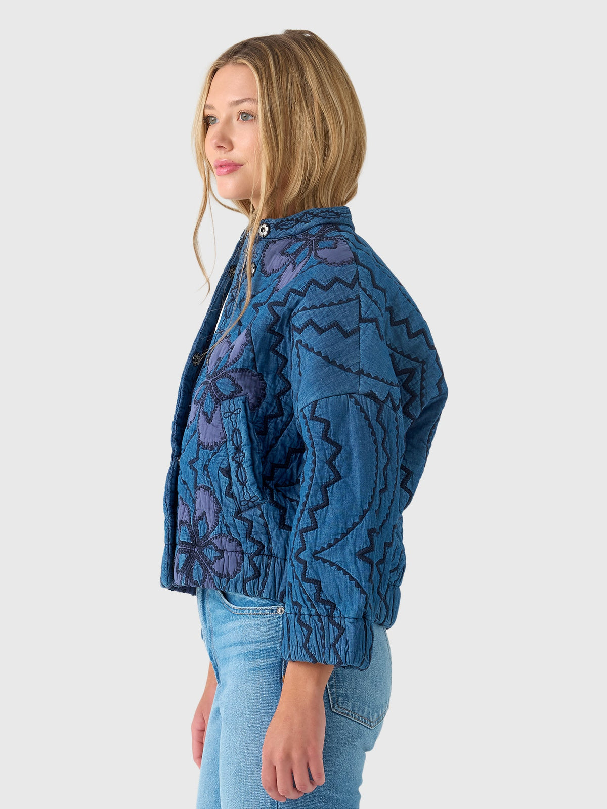 Essentiel Antwerp Women's Jatropha Embroidered Denim Jacket