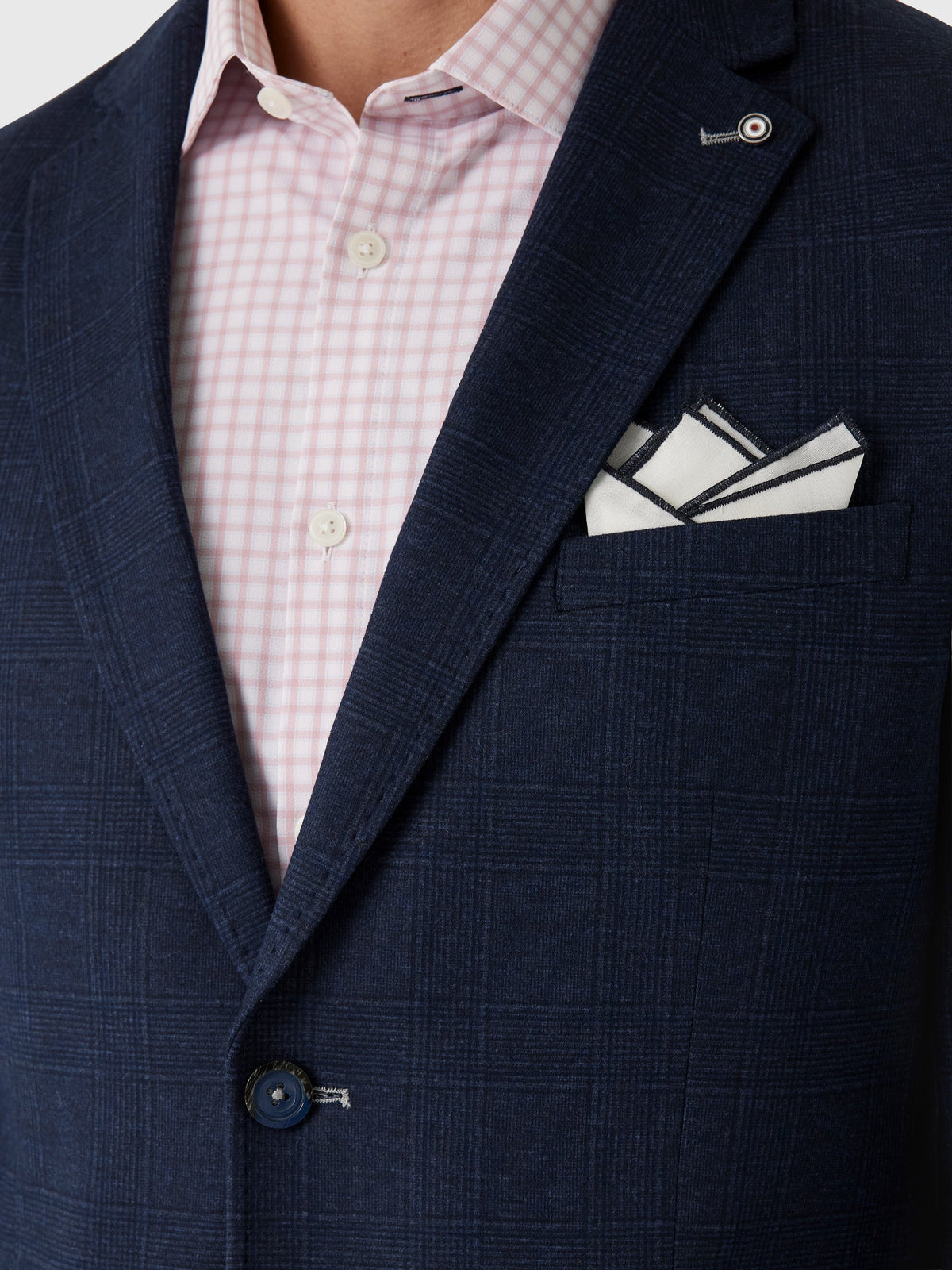Blue Industry Men's Check Blazer
