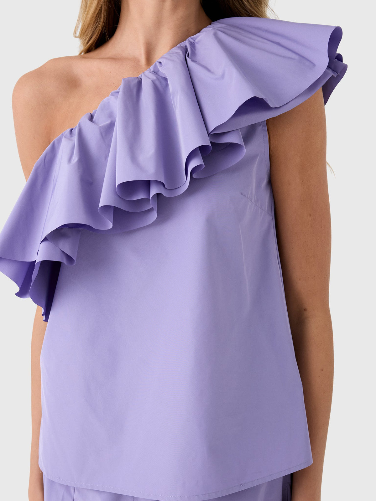 Essentiel Antwerp Women's Jillian Asymmetric Ruffle Top