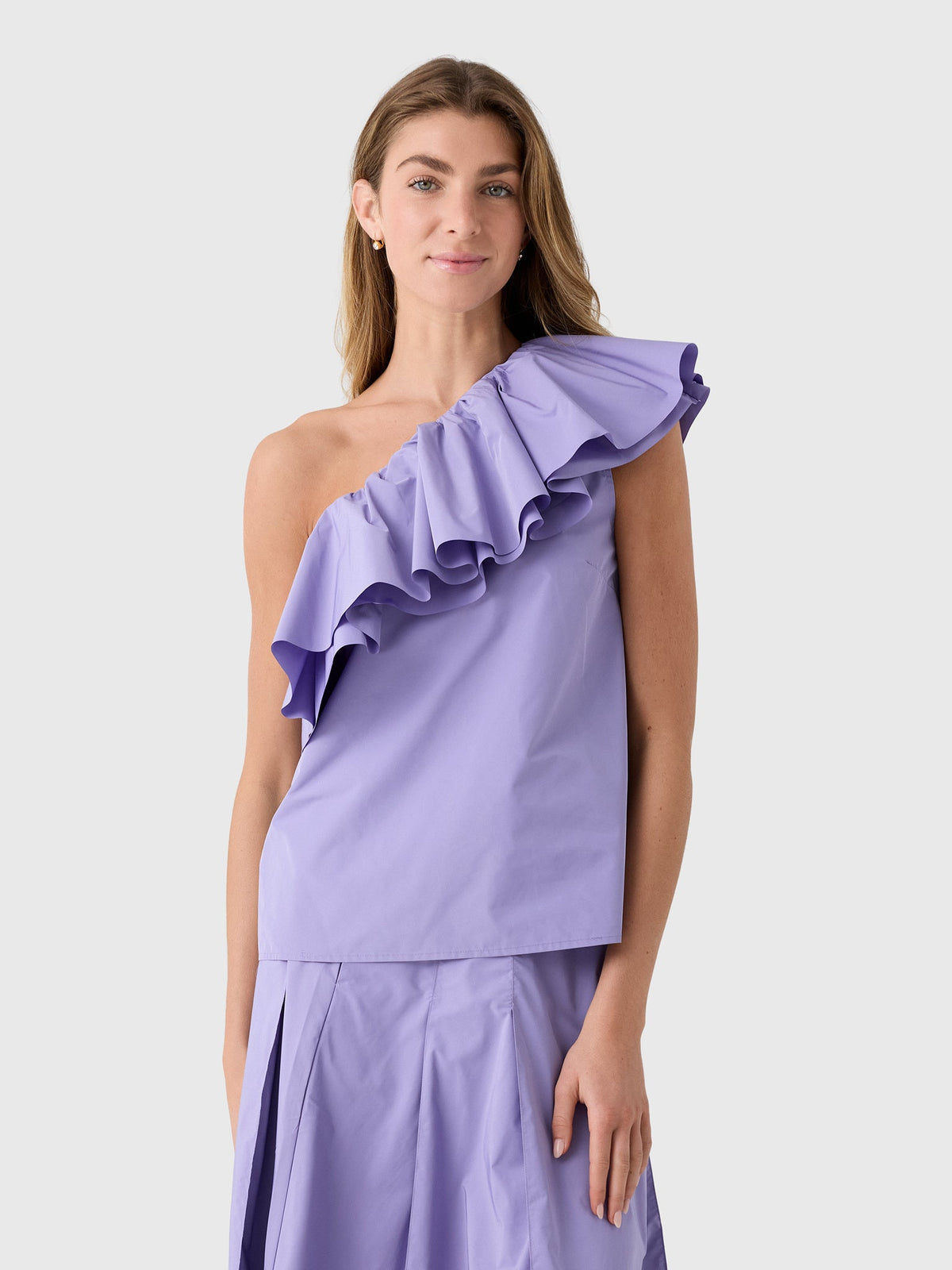 Essentiel Antwerp Women's Jillian Asymmetric Ruffle Top