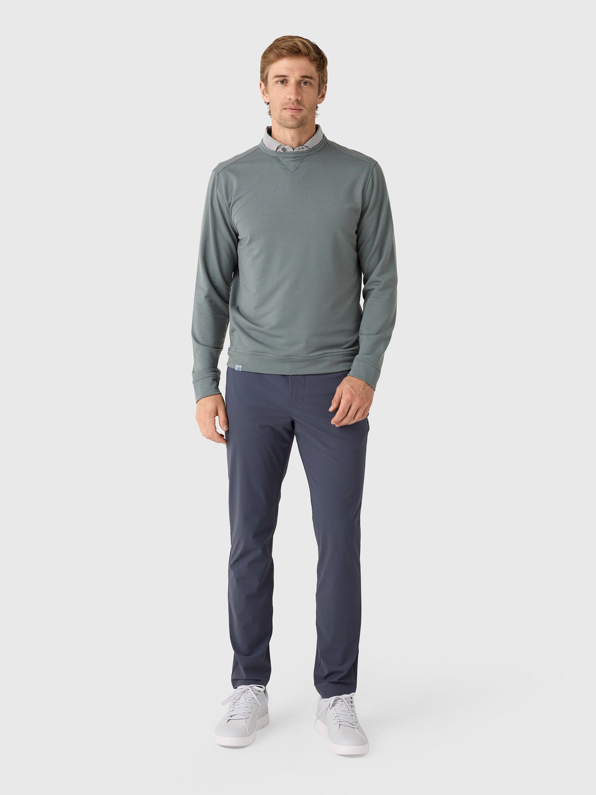 Johnnie-O Men's Willard Drirelease Crewneck Sweatshirt