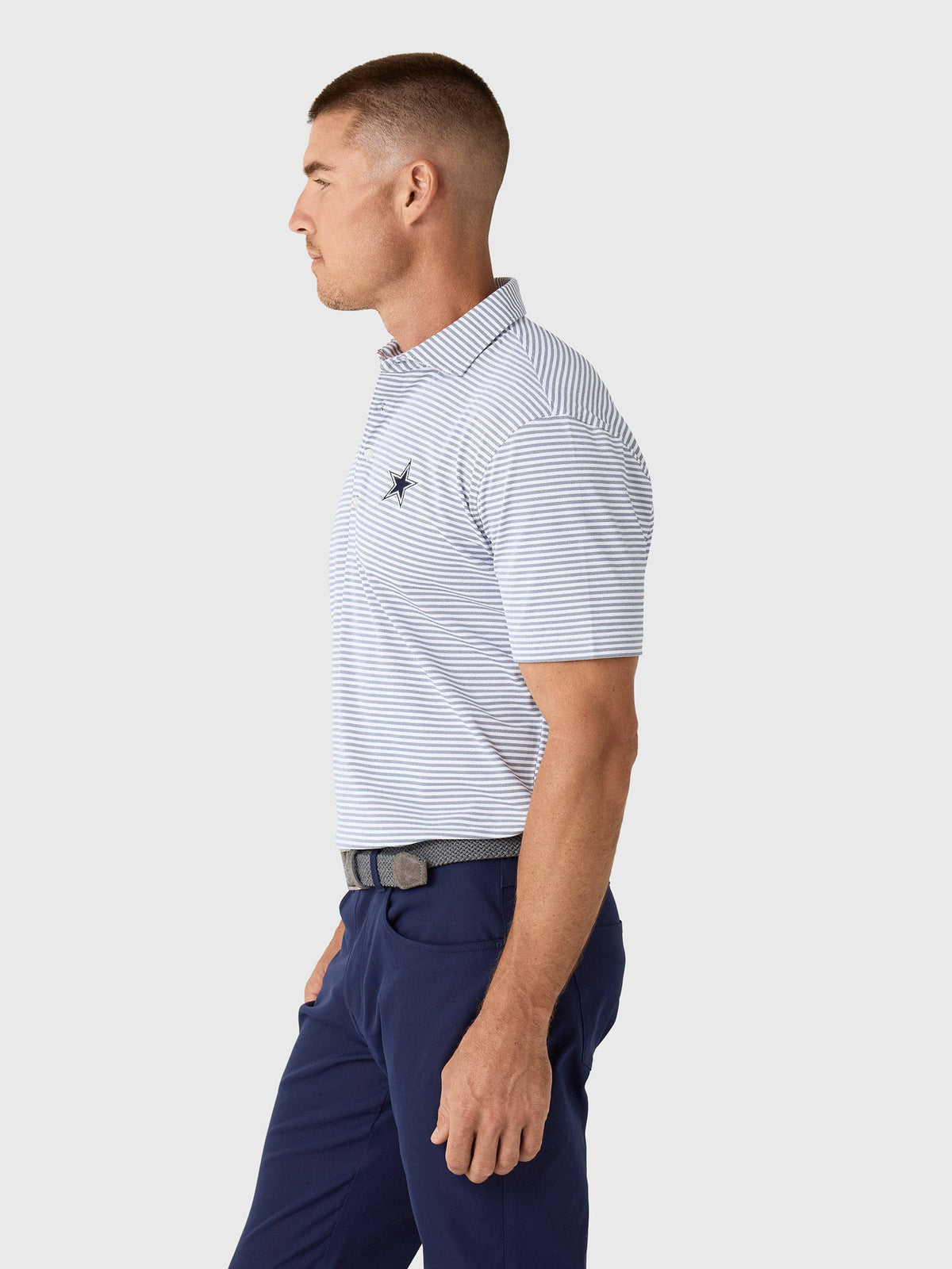 Johnnie-O Men's Dallas Cowboys Stetsons Performance Mesh Polo