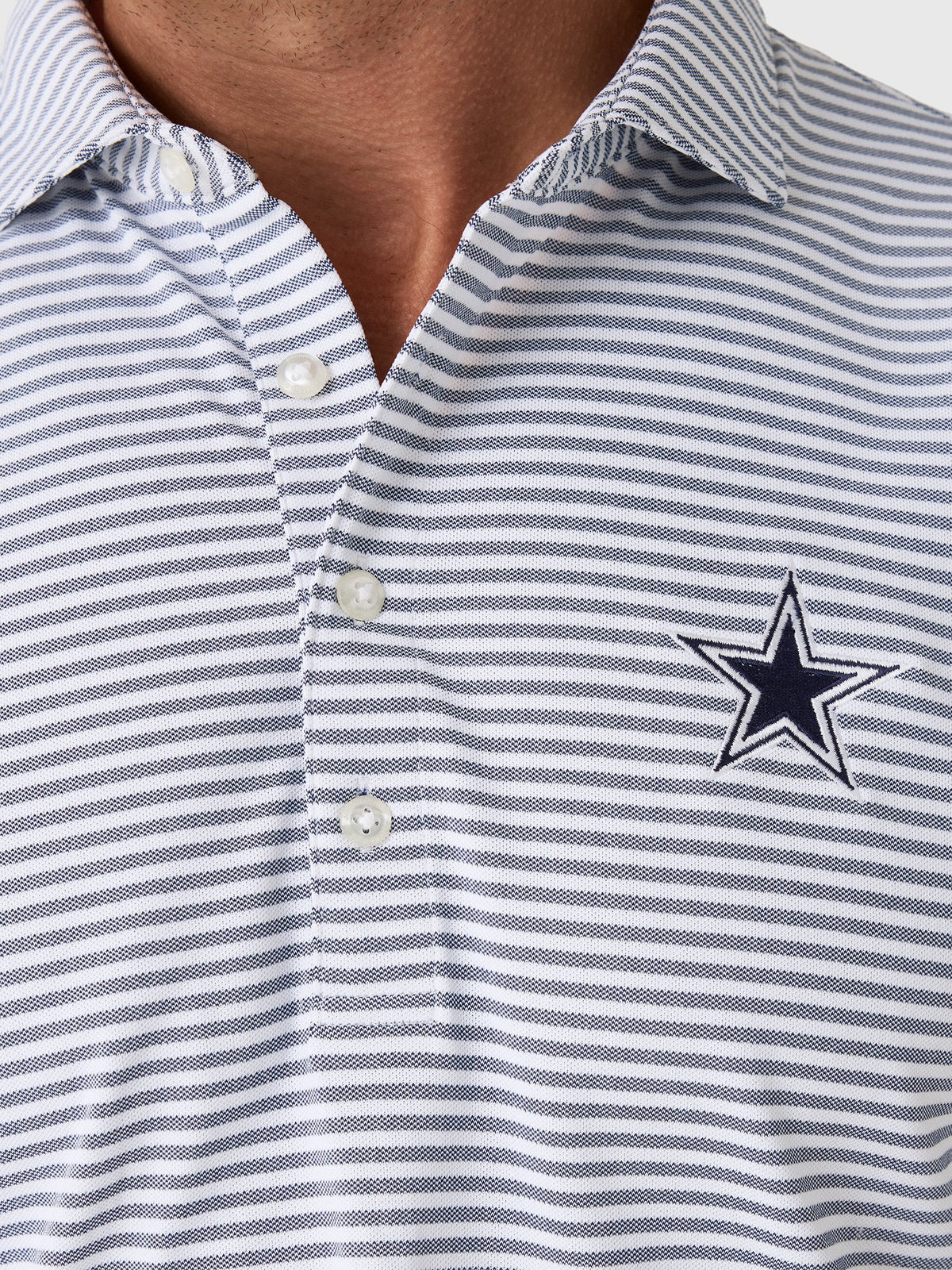 Johnnie-O Men's Dallas Cowboys Stetsons Performance Mesh Polo