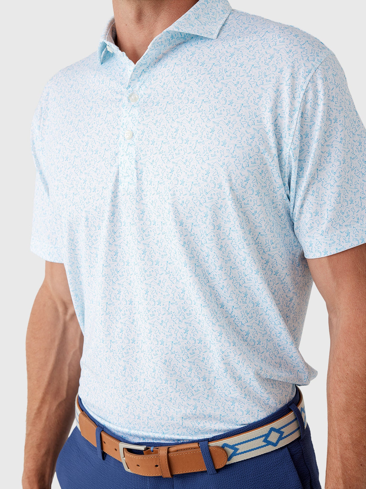 Johnnie-O Men's Beach Break Performance Jersey Polo