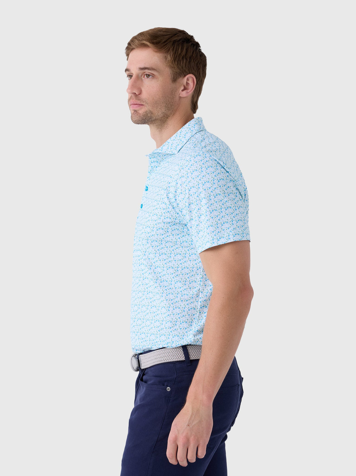 Johnnie-O Men's Cocktail Time Performance Mesh Polo