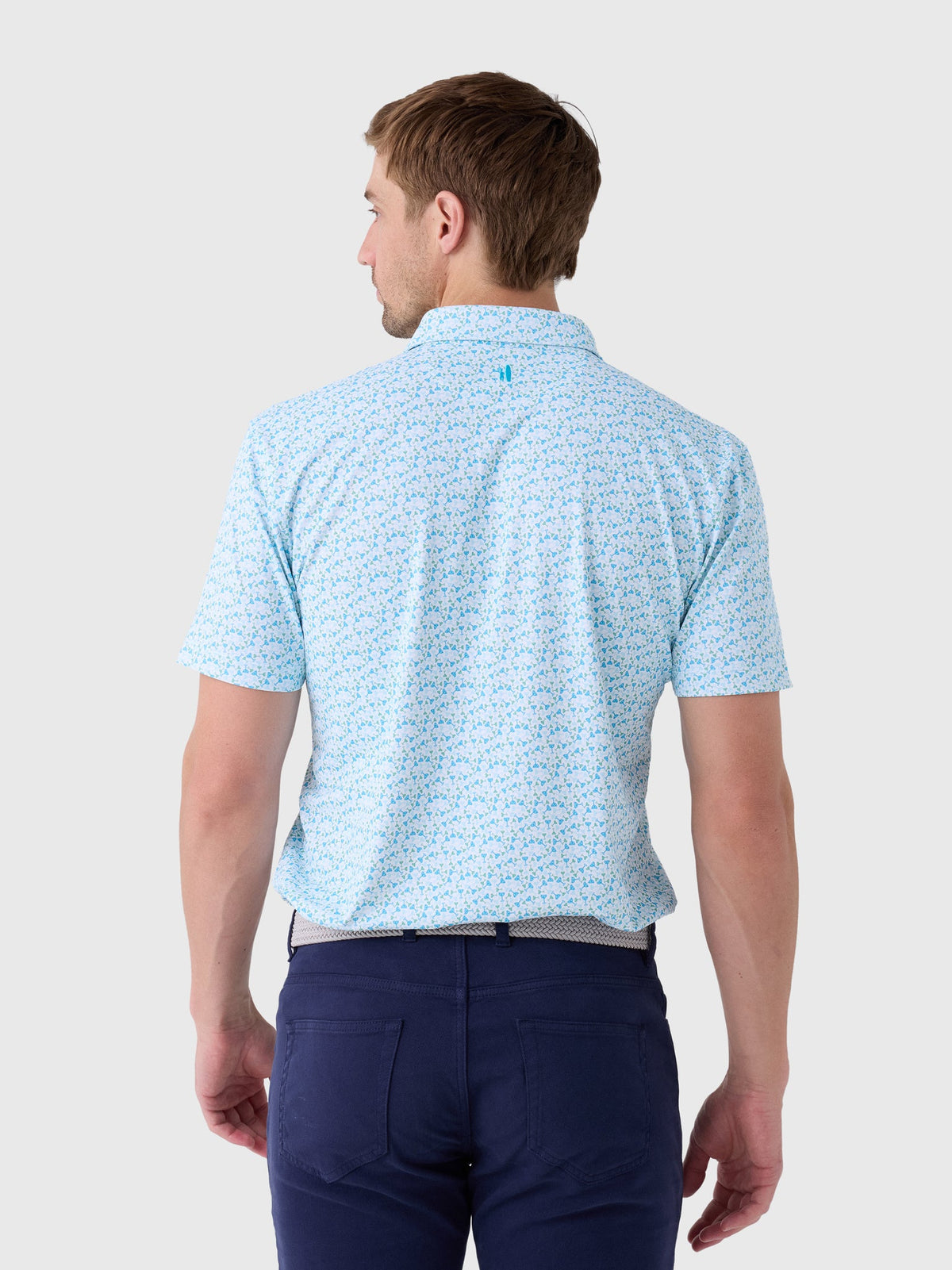 Johnnie-O Men's Cocktail Time Performance Mesh Polo