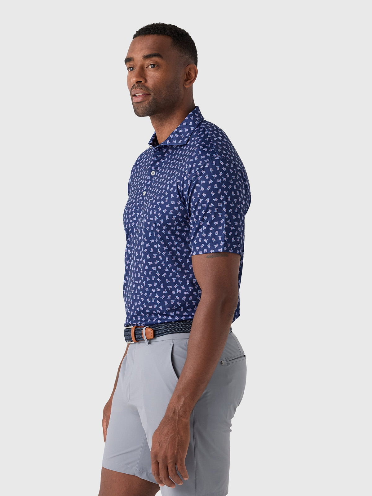 Johnnie-O Men's USA Performance Jersey Polo