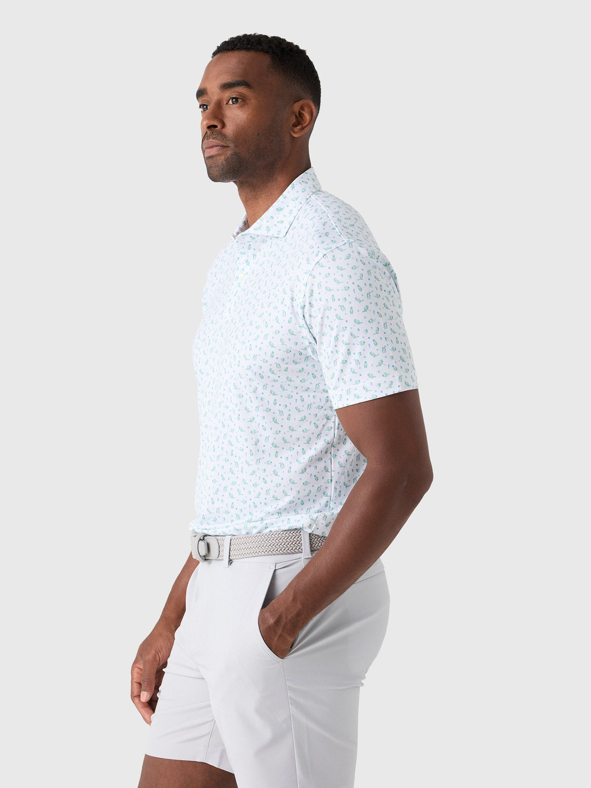 Johnnie-O Men's Armadillo Performance Jersey Polo