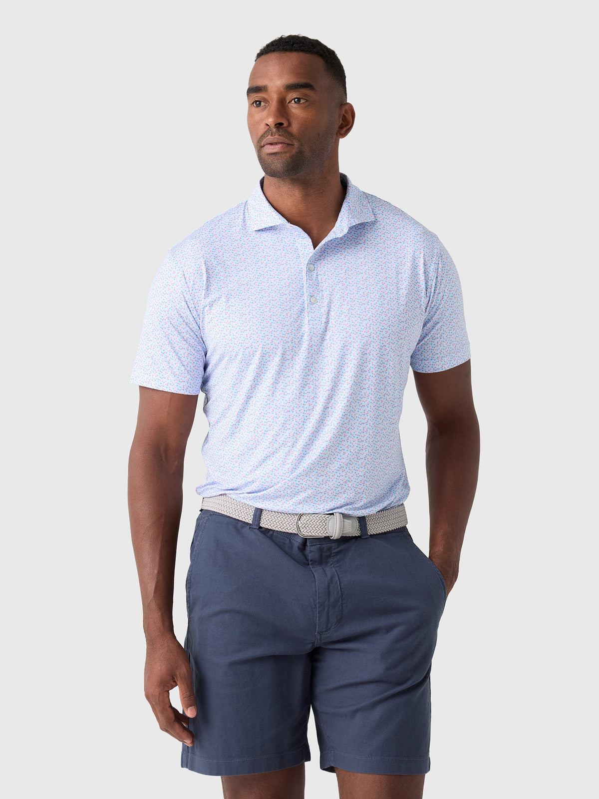 Johnnie-O Men's Petals Featherweight Performance Polo
