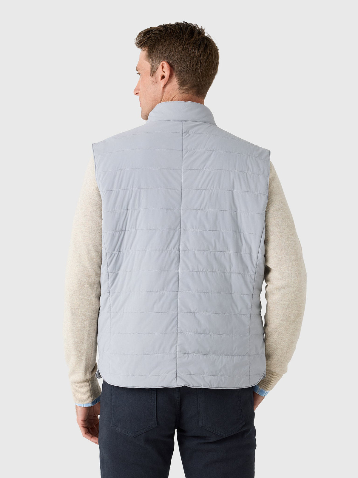 Johnnie-O Men's Bauer Snap Front Quilted Vest