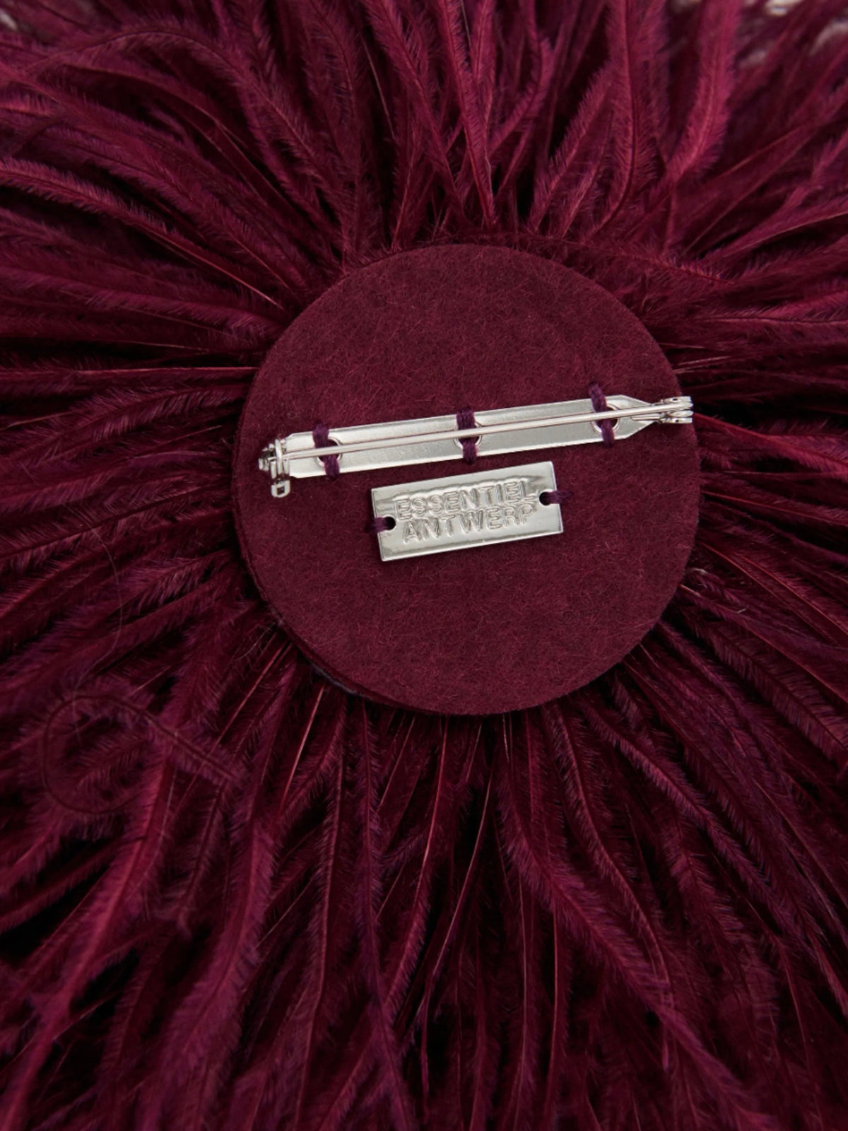 Essentiel Antwerp Kurdy Ostrich Feather Brooch