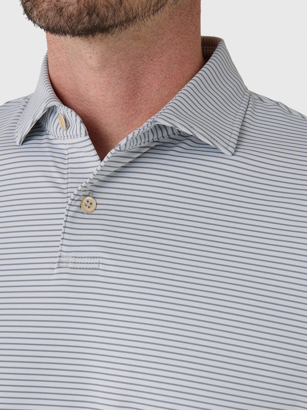 Sun Day Red Men's Refined Cypress Stripe Polo