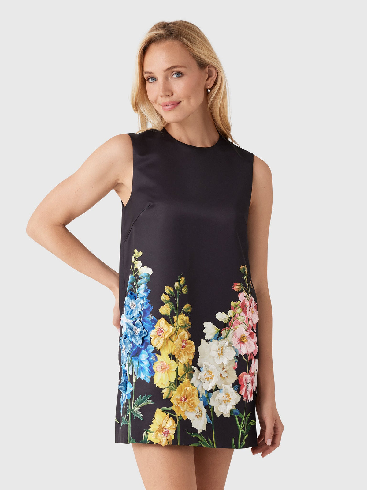 Leo Lin Women's Yvonne Embroidered Mini Dress