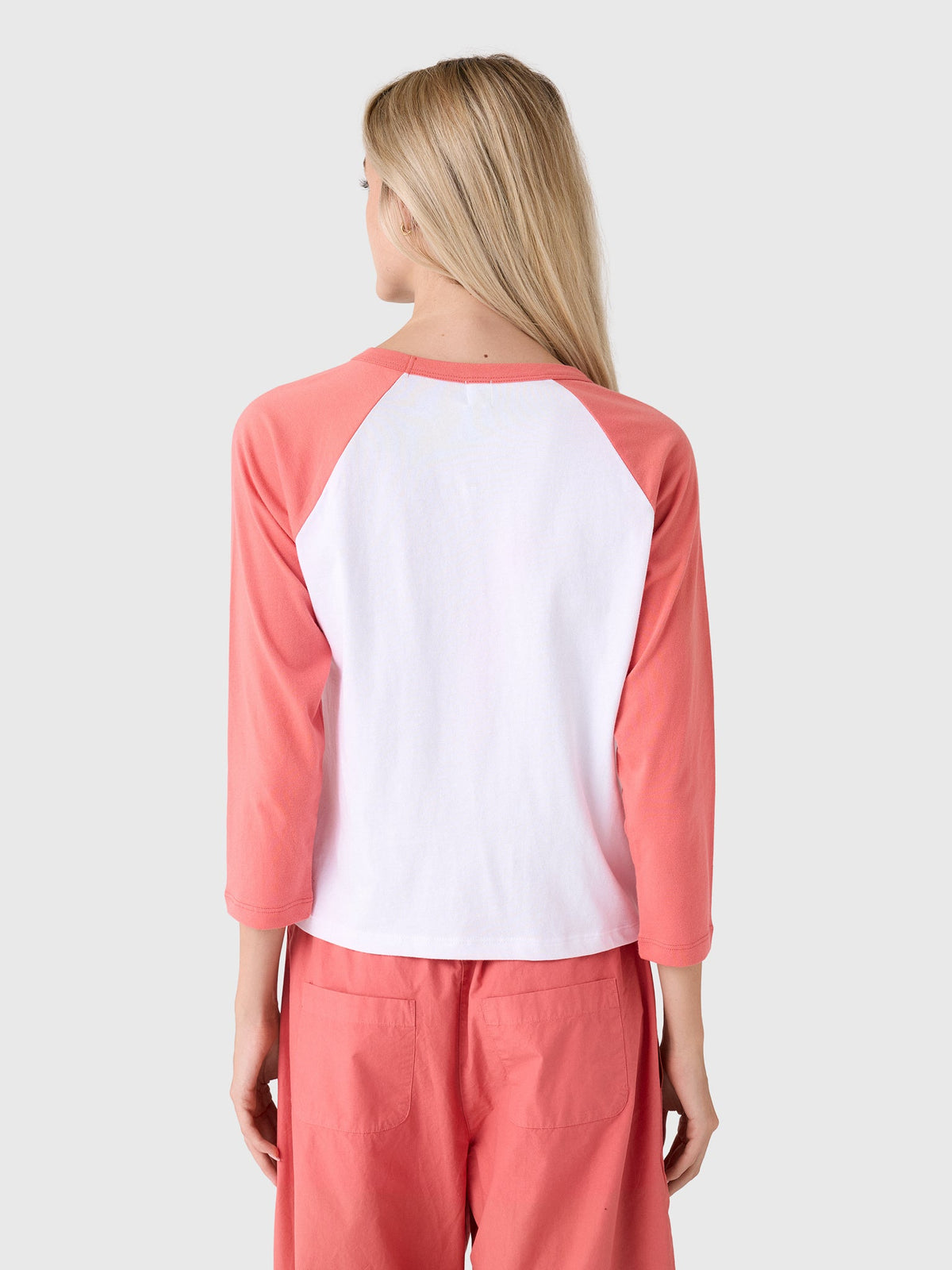 Leset Women's The Margo Long Sleeve Baseball Tee