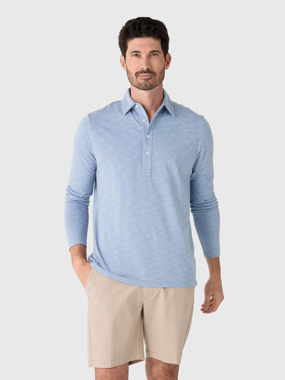 Criquet Men's Brrr° Long Sleeve Range Polo