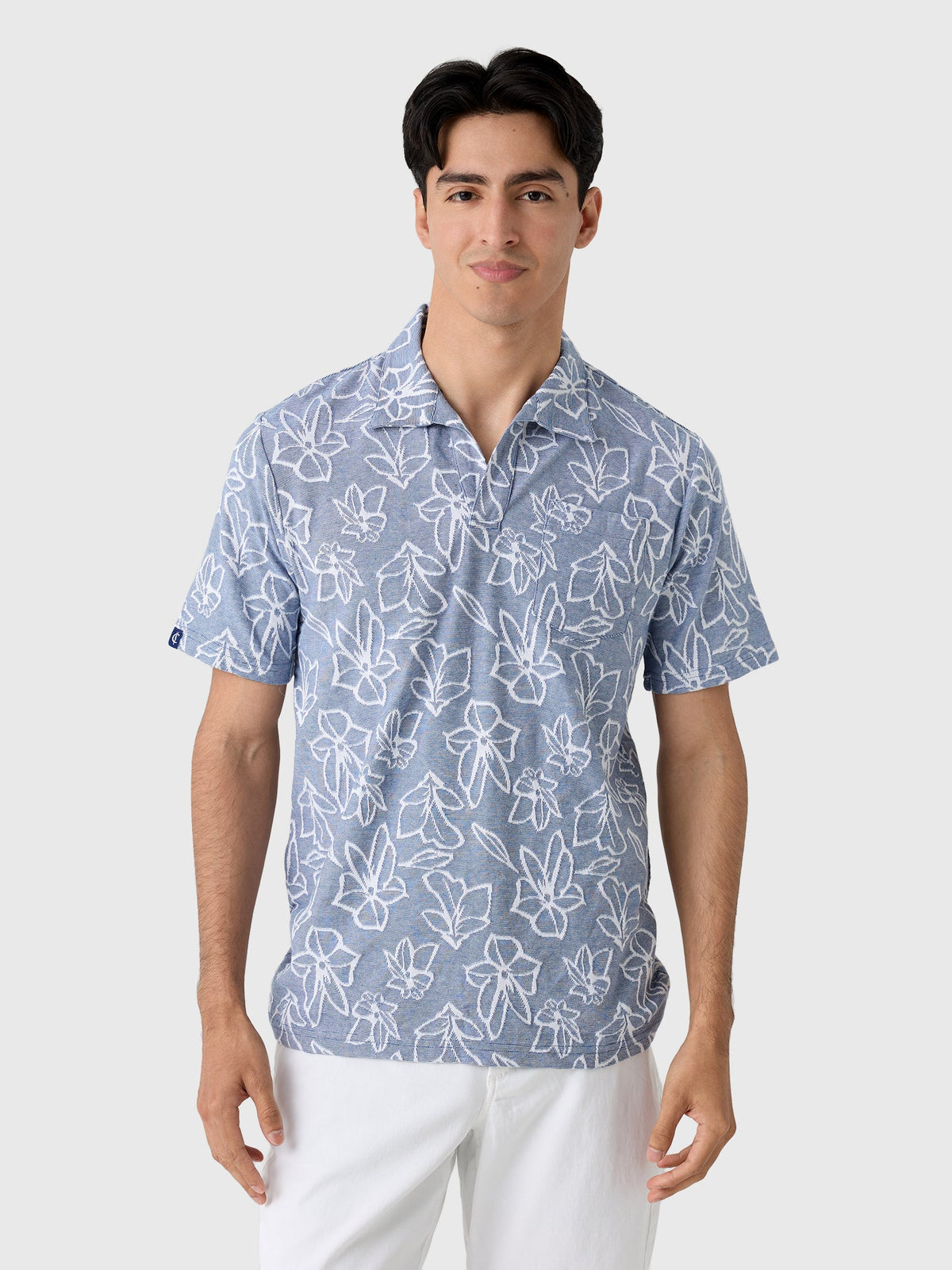 Criquet Men's The Jacquard Monty Polo