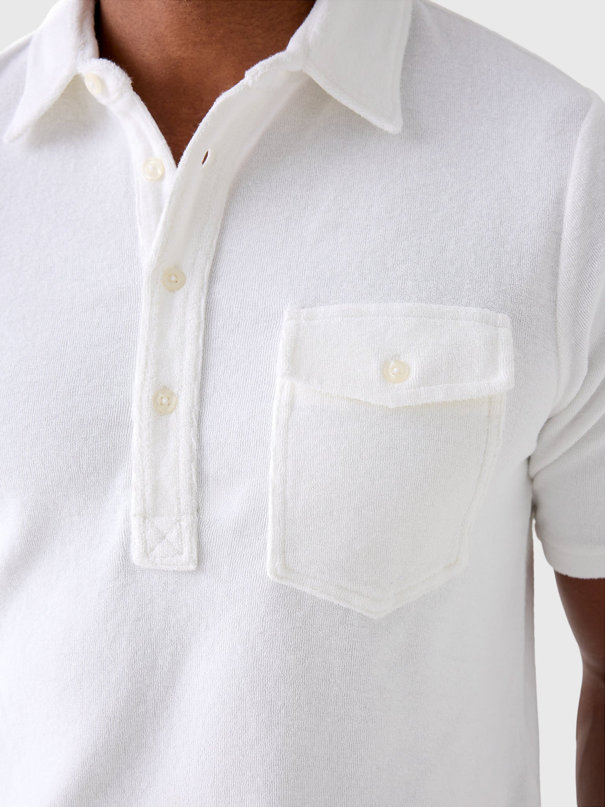 Criquet Men's Terrycloth Players Polo