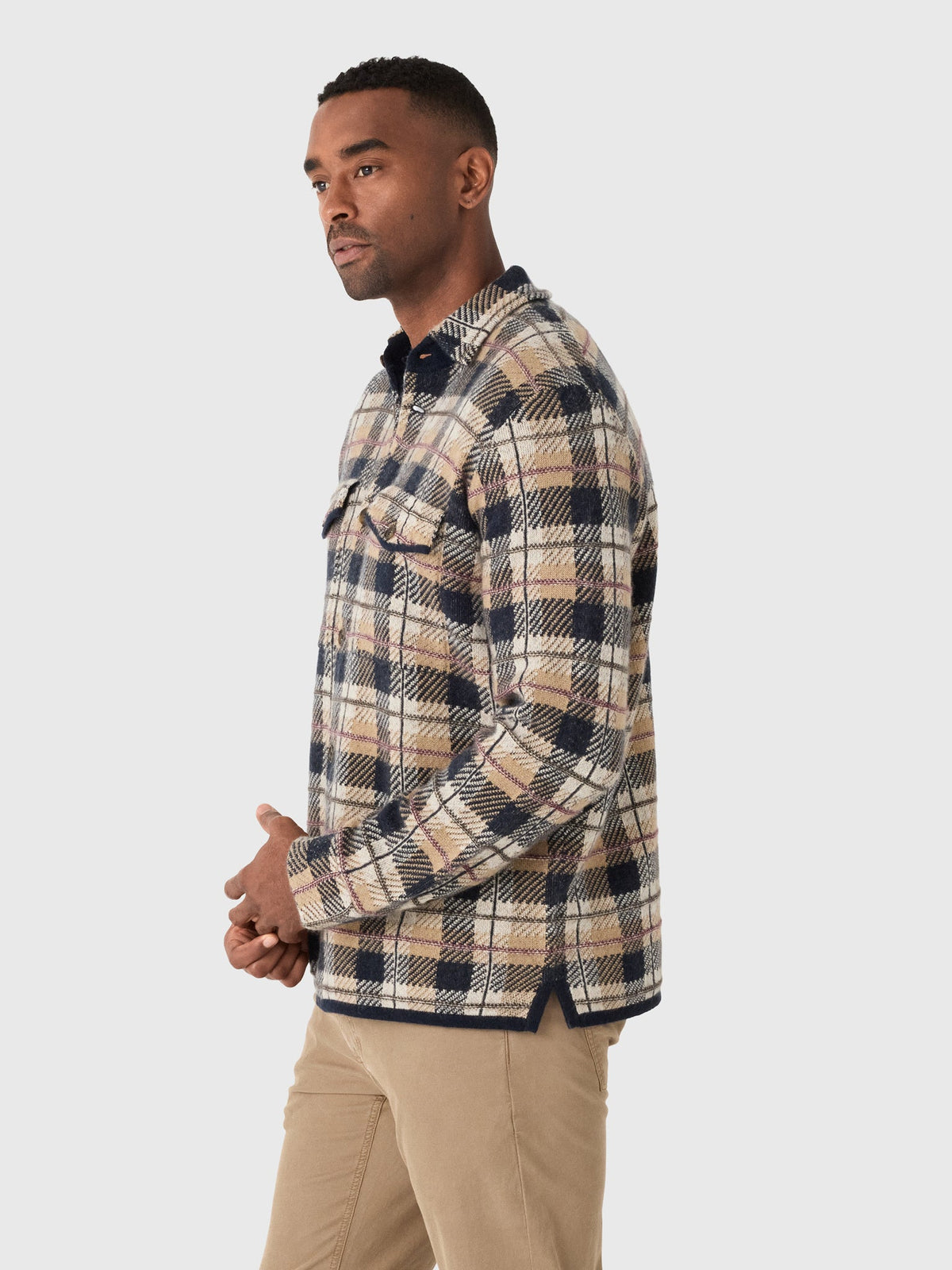 Guest In Residence Men's Plaid Work Shirt