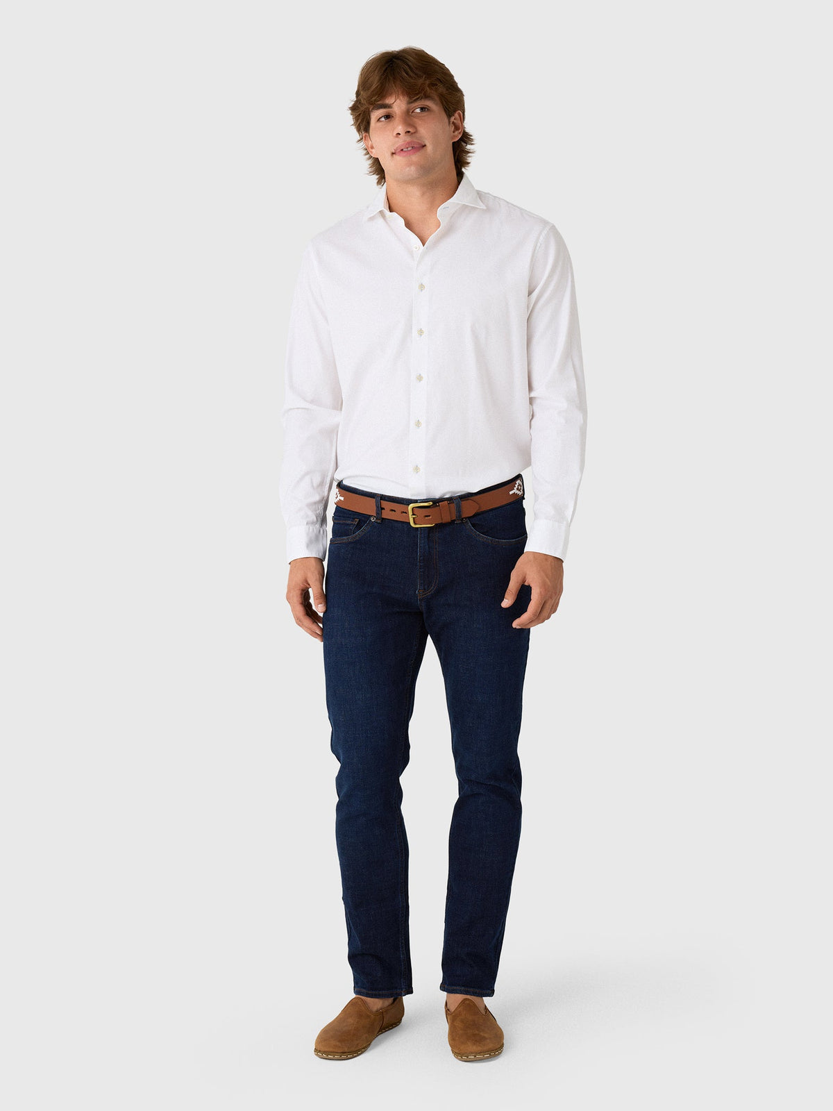 Peter Millar Crown Men's Crown Heritage Five-Pocket Denim Pant