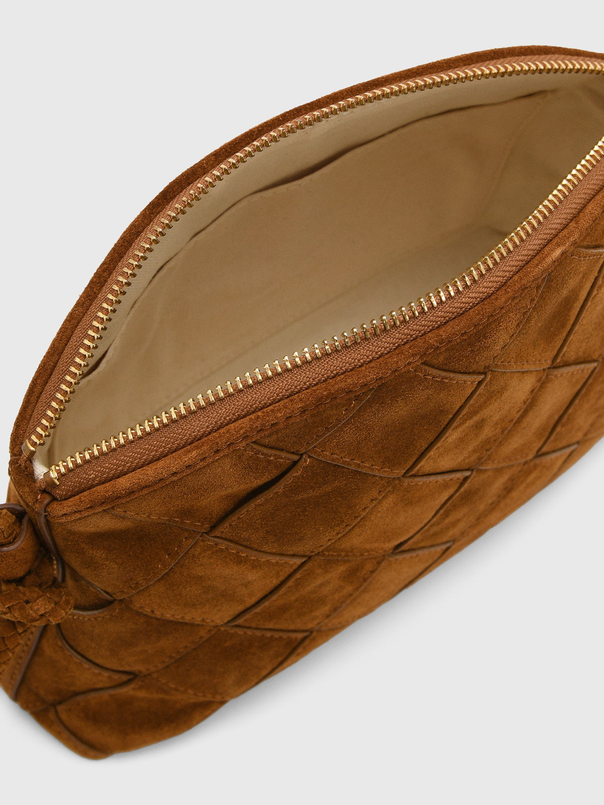 Loeffler Randall Mallory Woven Suede Crossbody