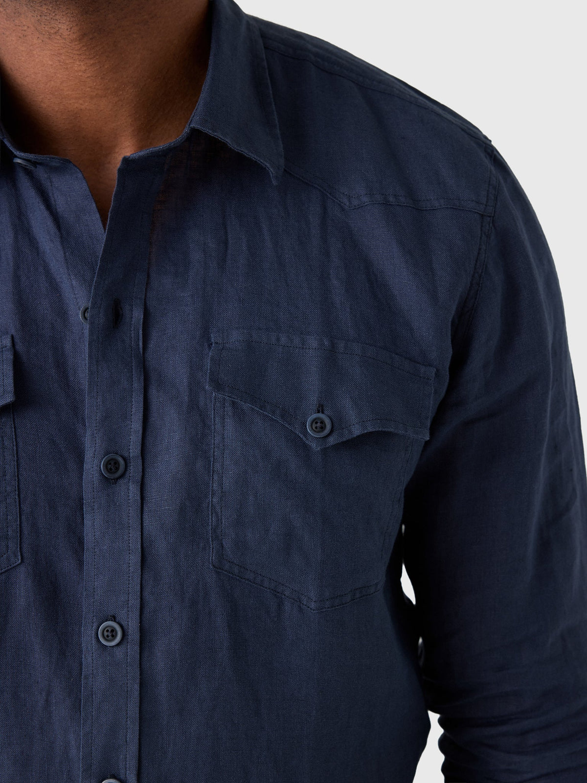 Rye51 Men's The Marfa Western Linen Shirt
