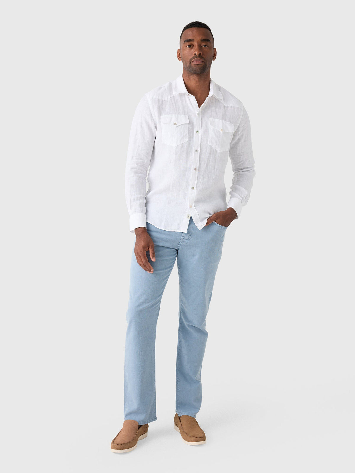 Rye51 Men's The Marfa Western Linen Shirt