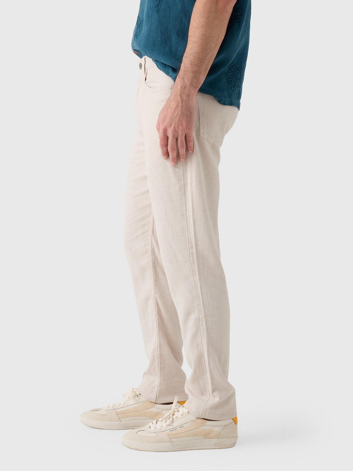 Faherty Brand Men's Movement Linen 5-Pocket Pant