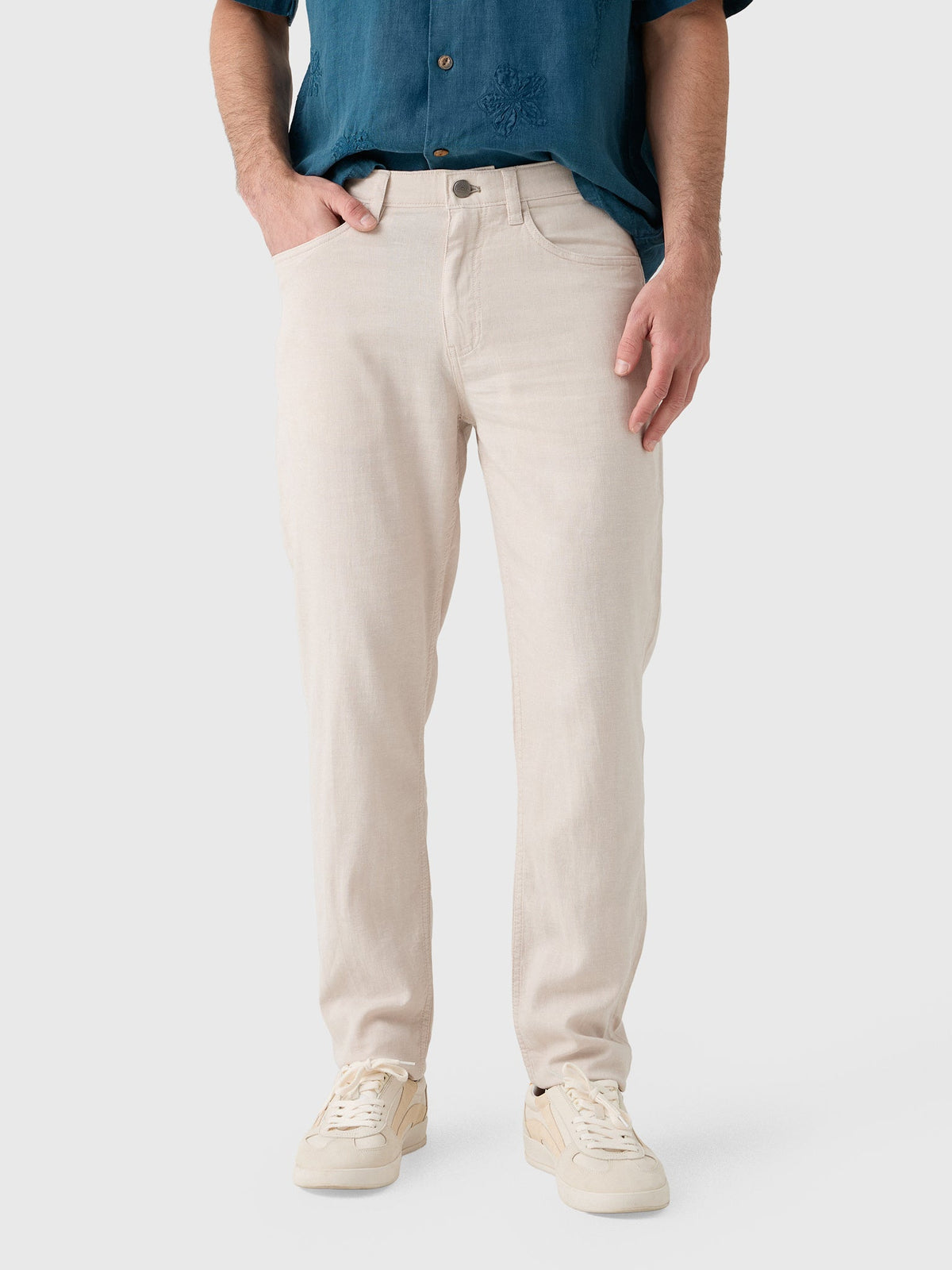 Faherty Brand Men's Movement Linen 5-Pocket Pant