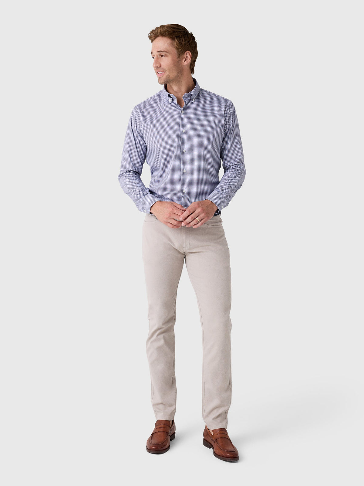 Peter Millar Crown Men's Cotton Canvas Five-Pocket Pant