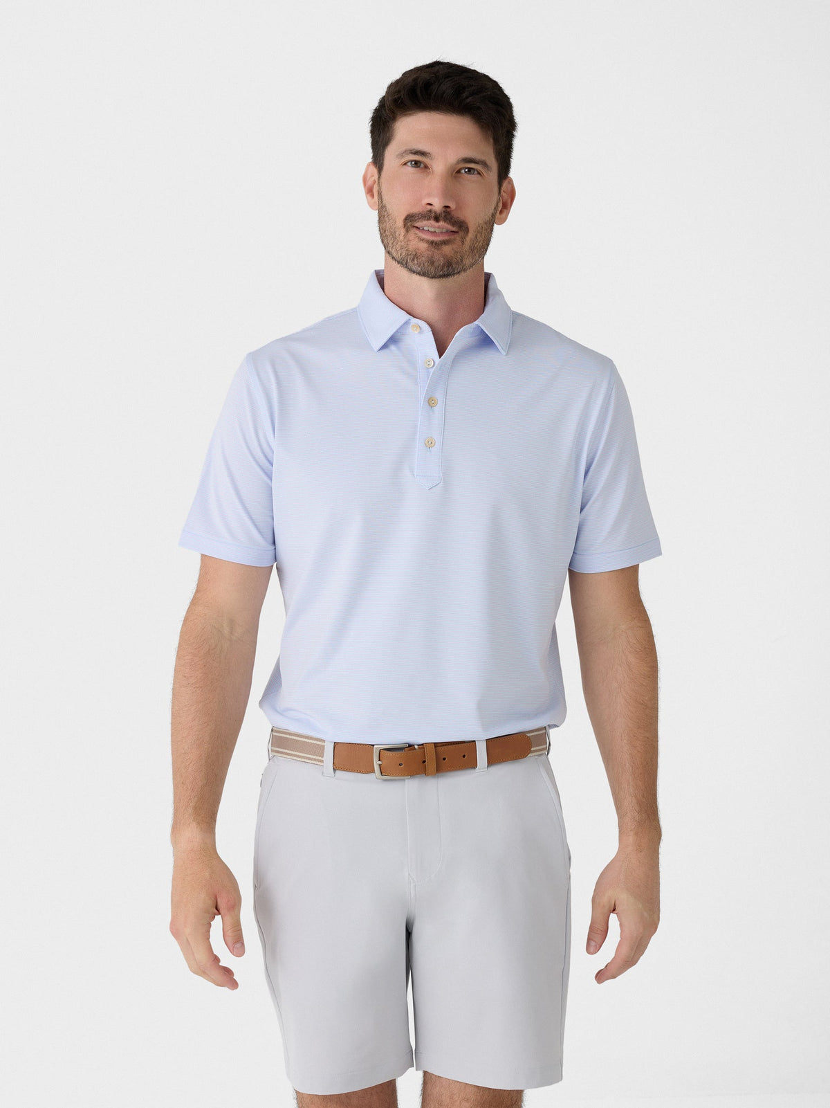 Peter Millar Crown Sport Men's Wynn Performance Jersey Polo
