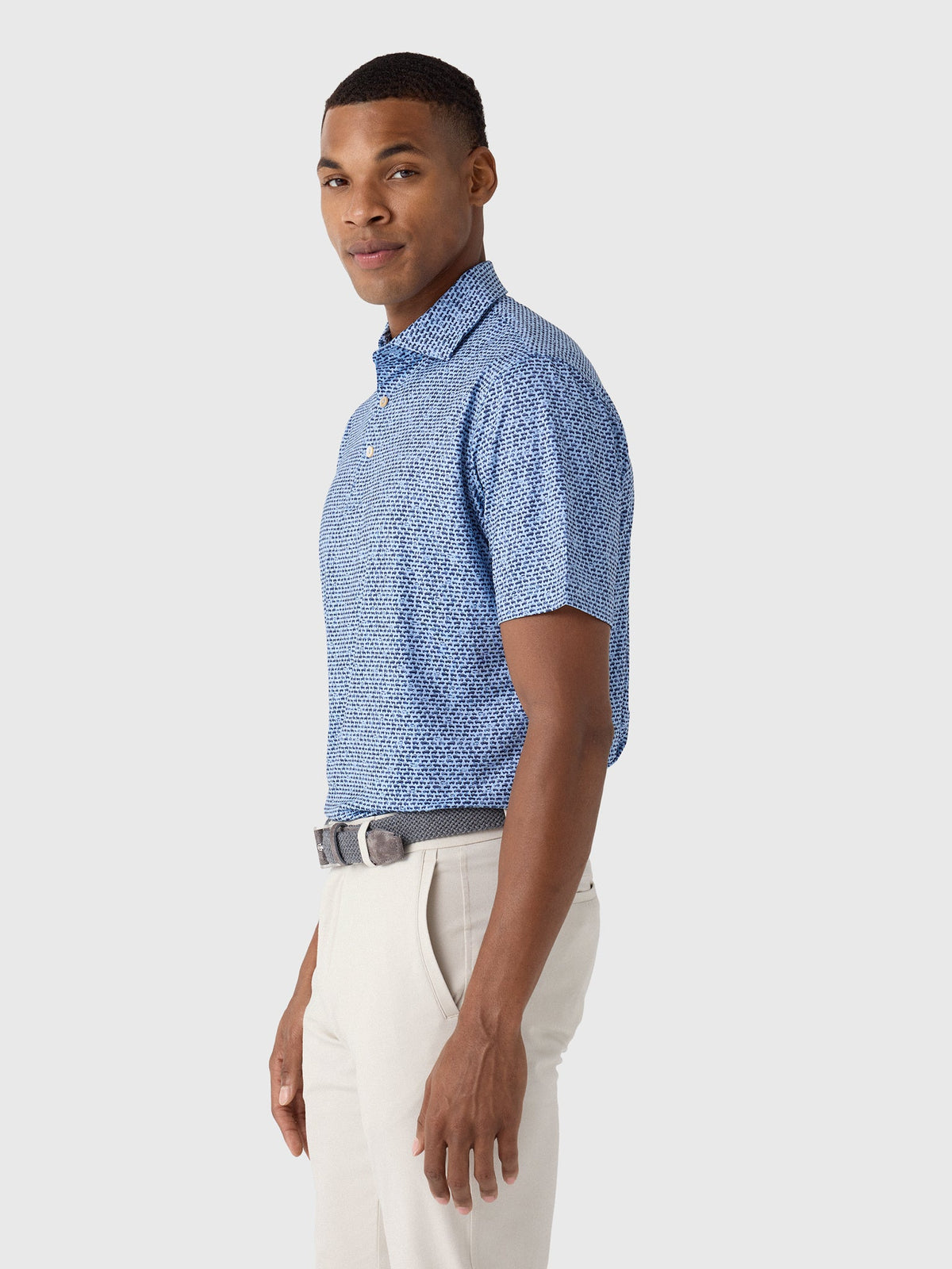 Peter Millar Crown Sport Men's Off-Road Performance Jersey Polo