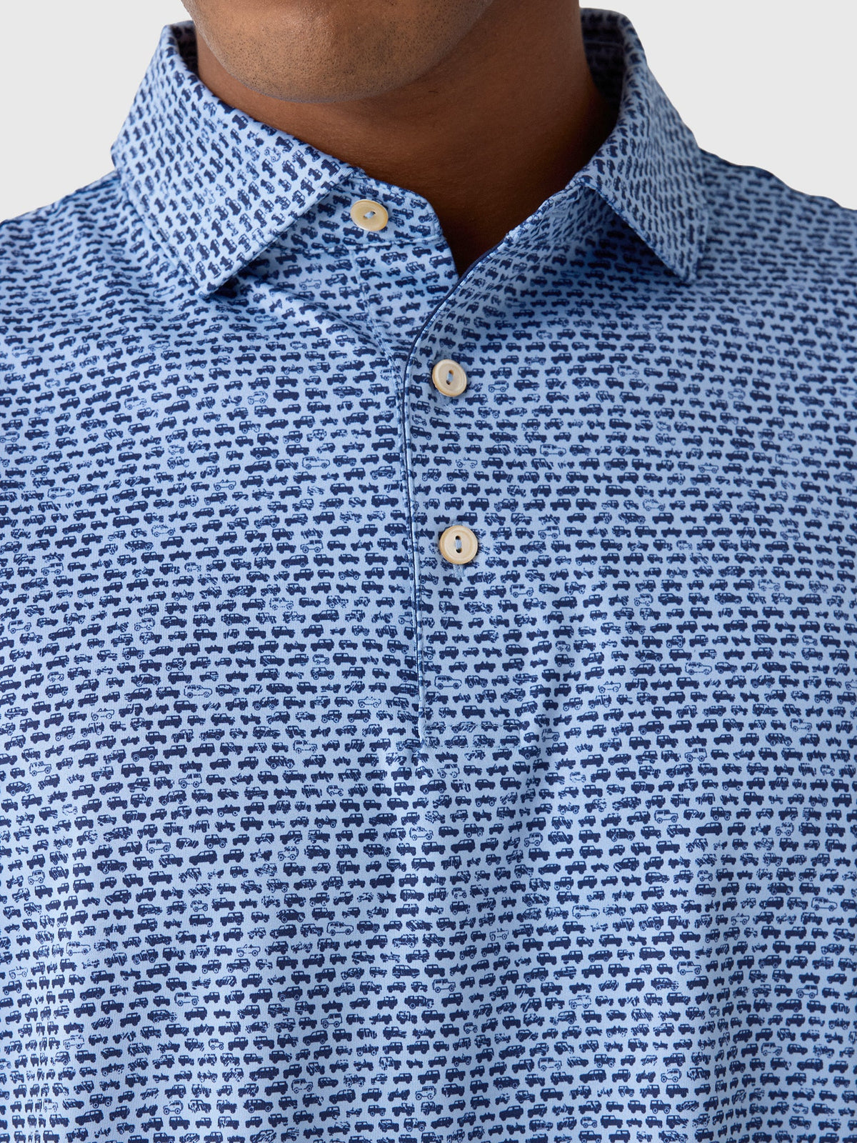 Peter Millar Crown Sport Men's Off-Road Performance Jersey Polo