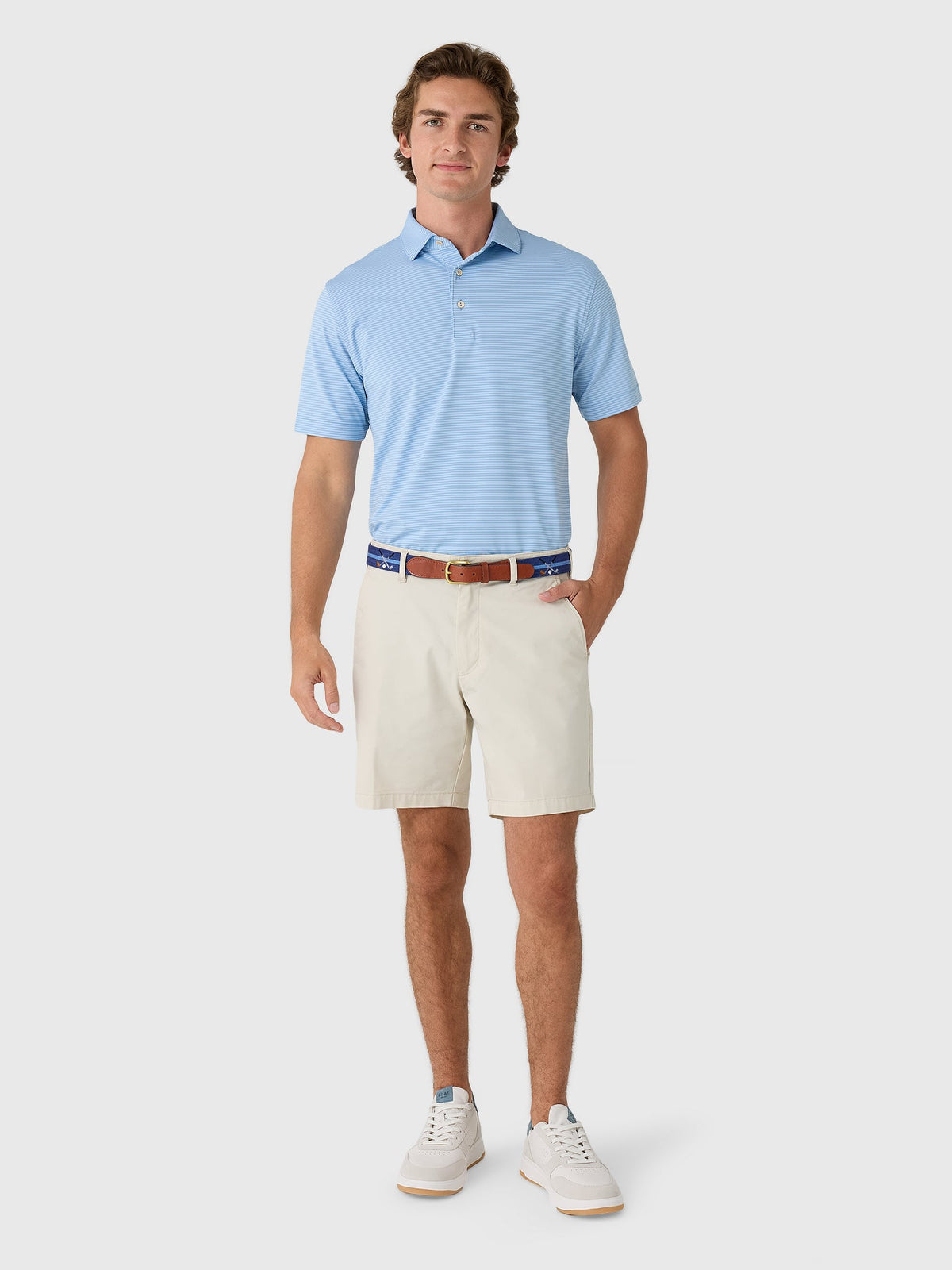Peter Millar Crown Sport Men's Wade Performance Jersey Polo