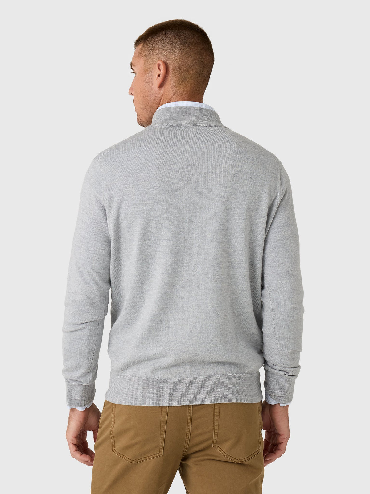Peter Millar Crown Men's Autumn Crest Suede Trim Quarter-Zip