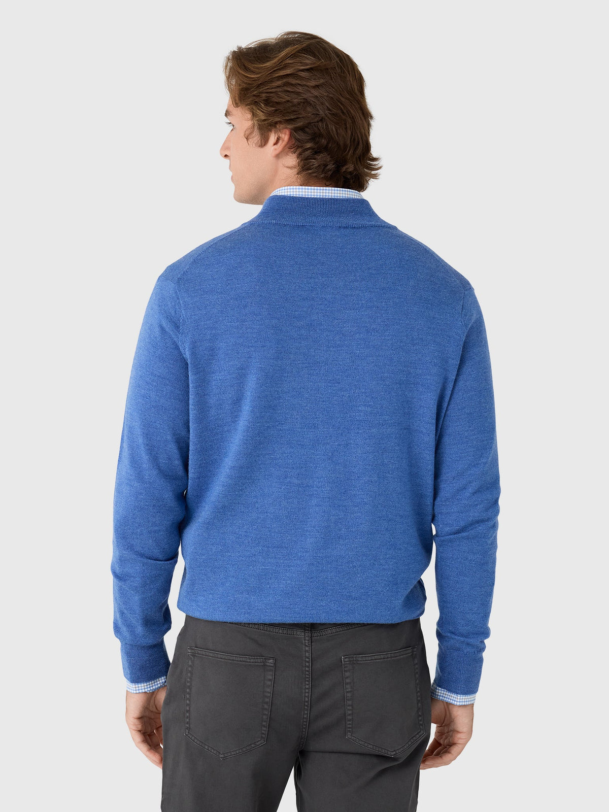 Peter Millar Crown Men's Autumn Crest Suede Trim Quarter-Zip
