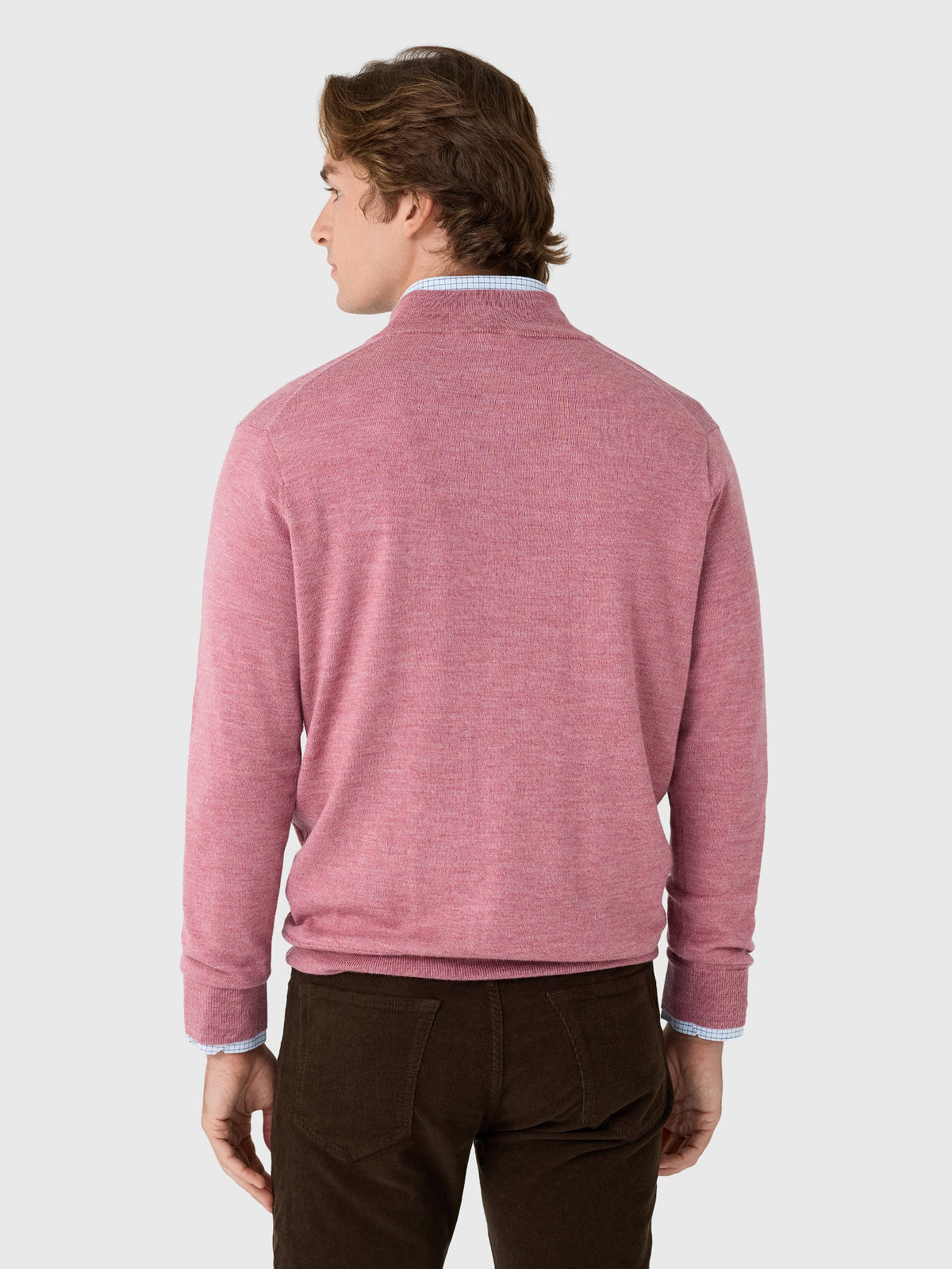 Peter Millar Crown Men's Autumn Crest Suede Trim Quarter-Zip